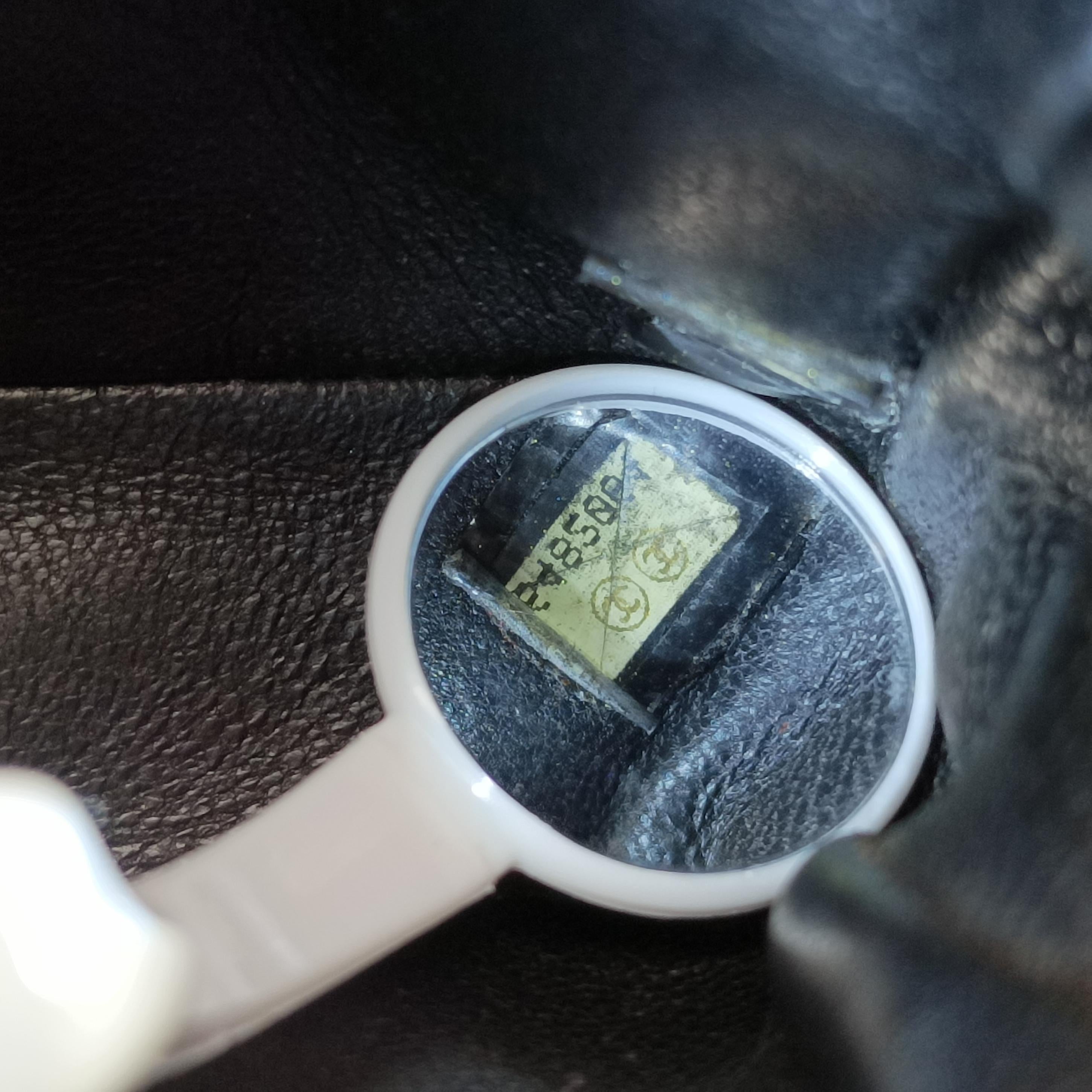 2.55 Chocolate Bar Chain Black lambskin A16367 64820642.55チョコバーチェーン ブラック ラムスキン A16367 6482064