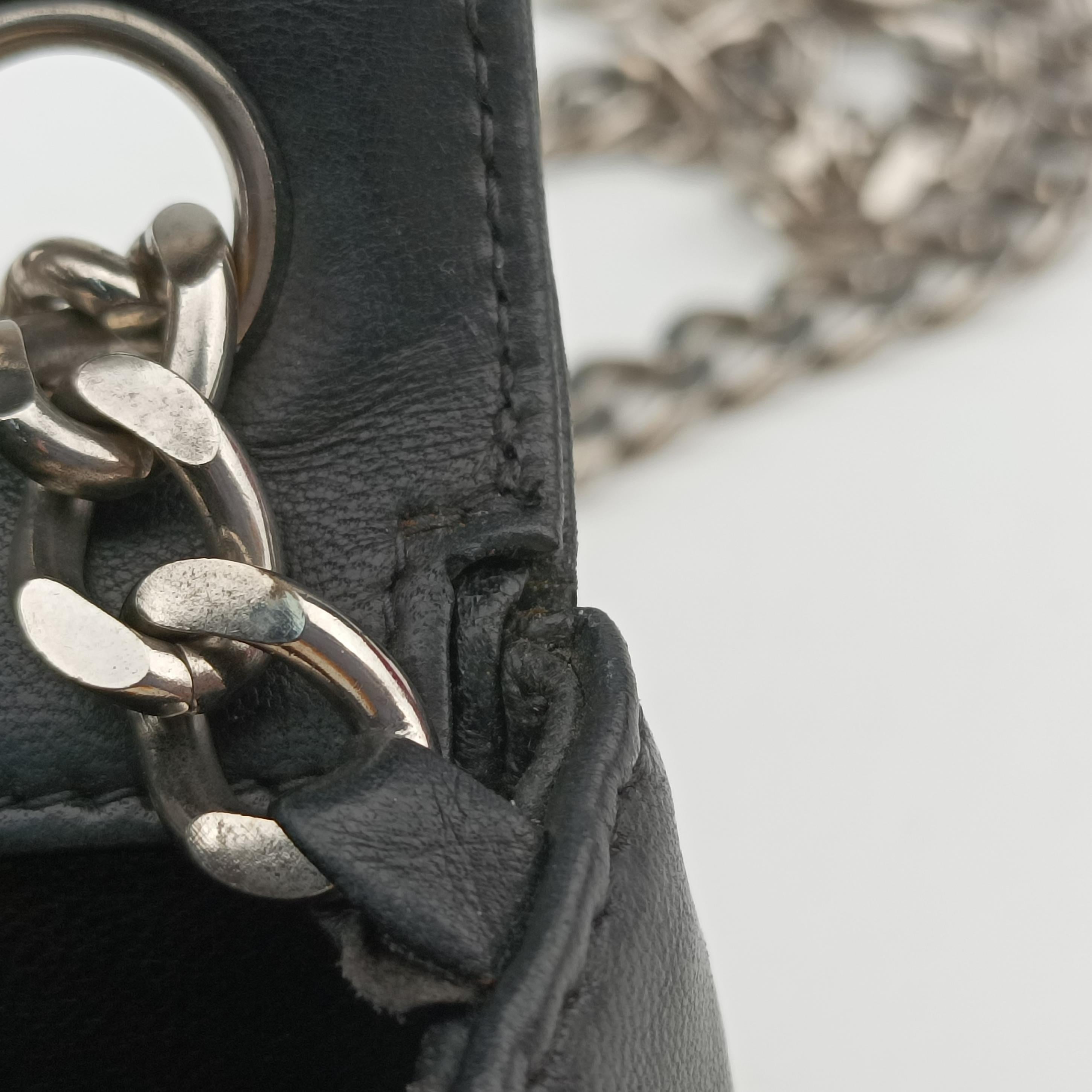 2.55 Chocolate Bar Chain Black lambskin A16367 64820642.55チョコバーチェーン ブラック ラムスキン A16367 6482064