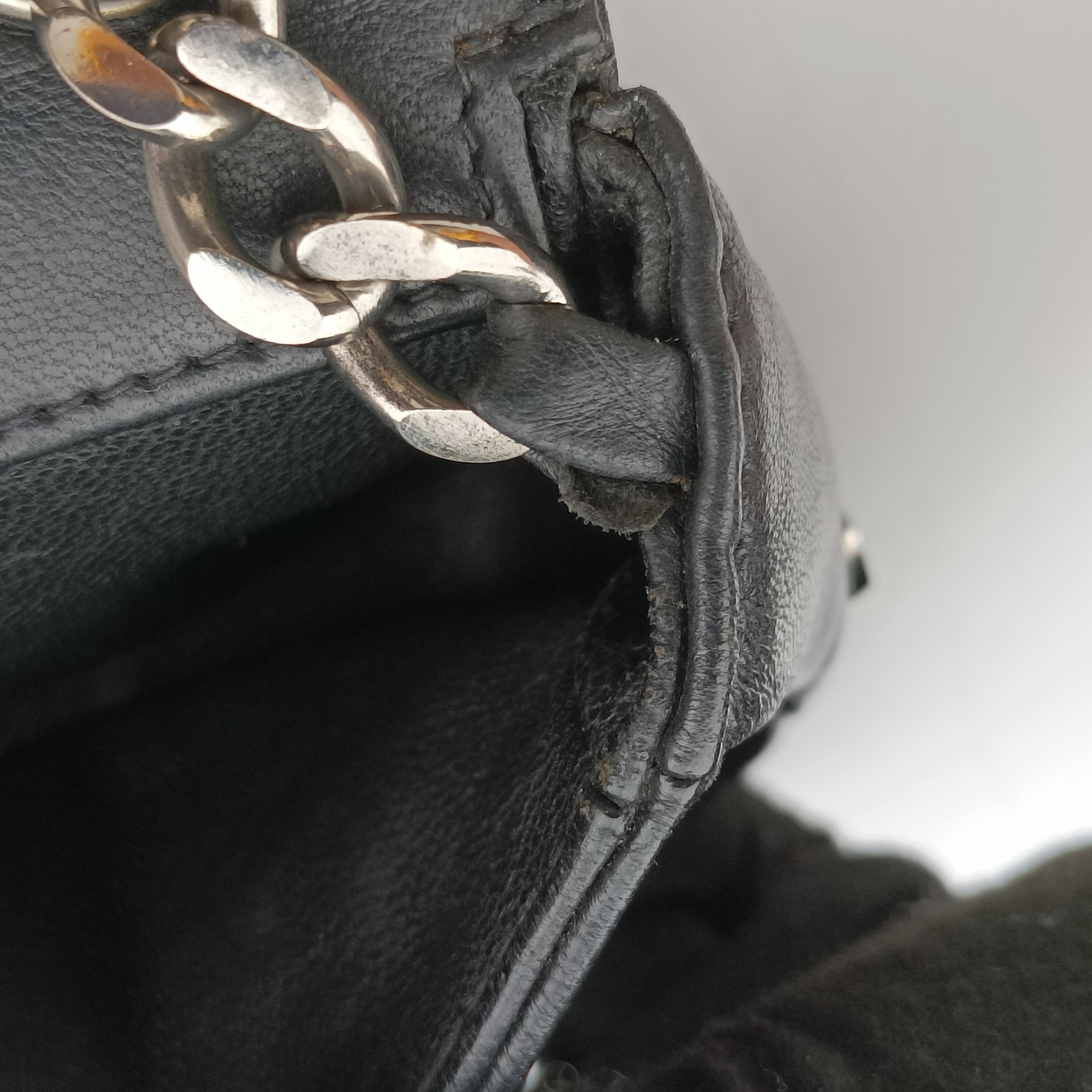 2.55 Chocolate Bar Chain Black lambskin A16367 64820642.55チョコバーチェーン ブラック ラムスキン A16367 6482064