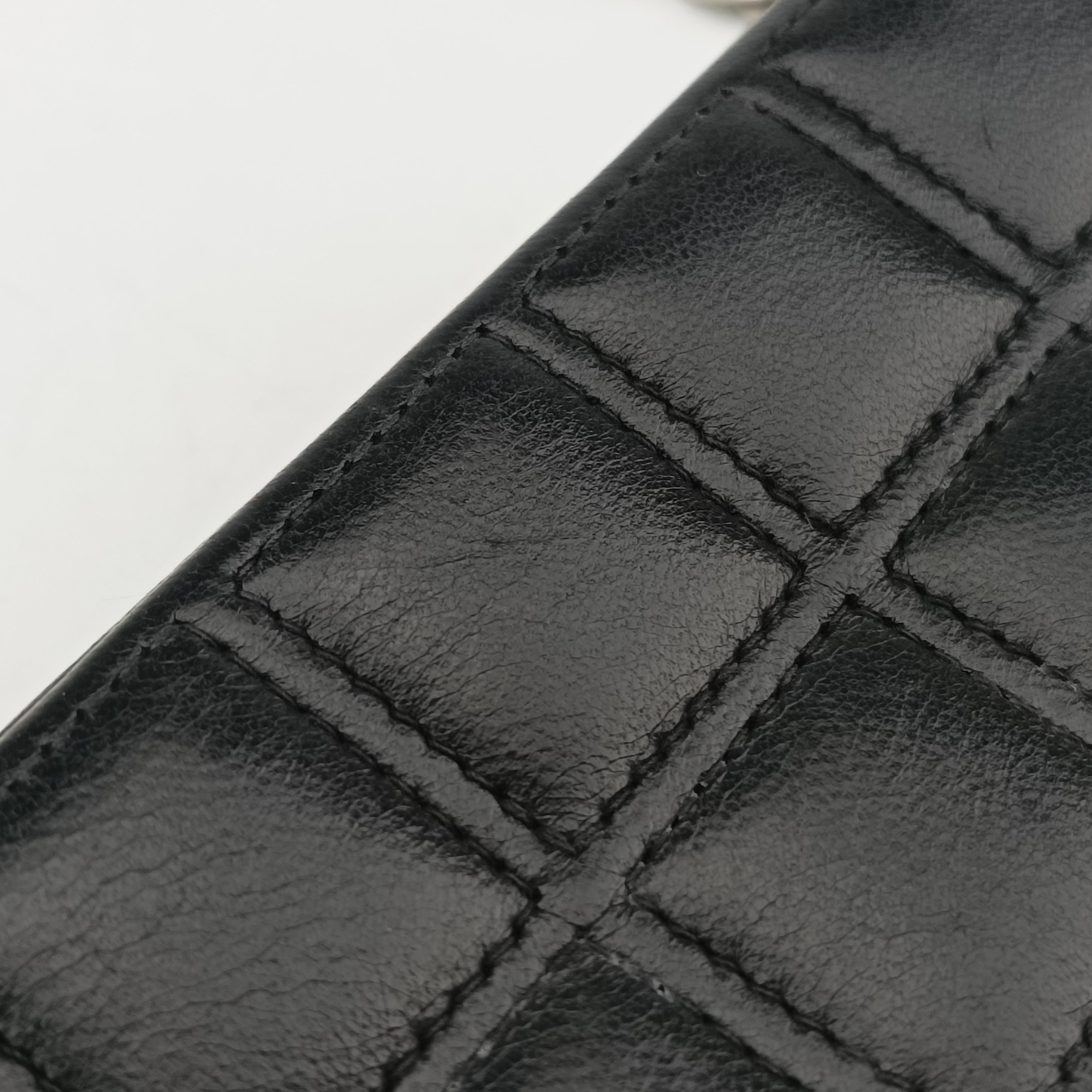 2.55 Chocolate Bar Chain Black lambskin A16367 64820642.55チョコバーチェーン ブラック ラムスキン A16367 6482064