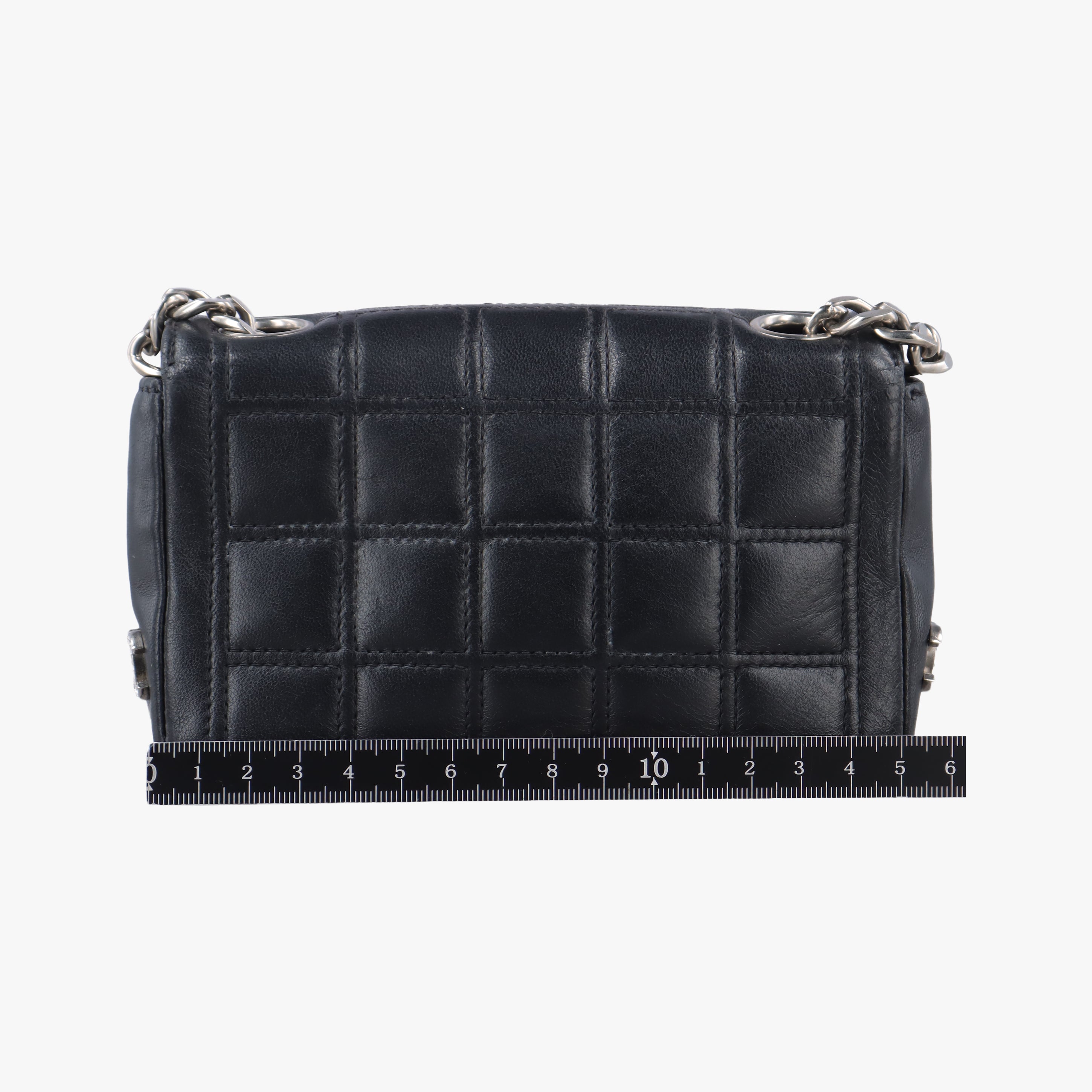 2.55 Chocolate Bar Chain Black lambskin A16367 64820642.55チョコバーチェーン ブラック ラムスキン A16367 6482064