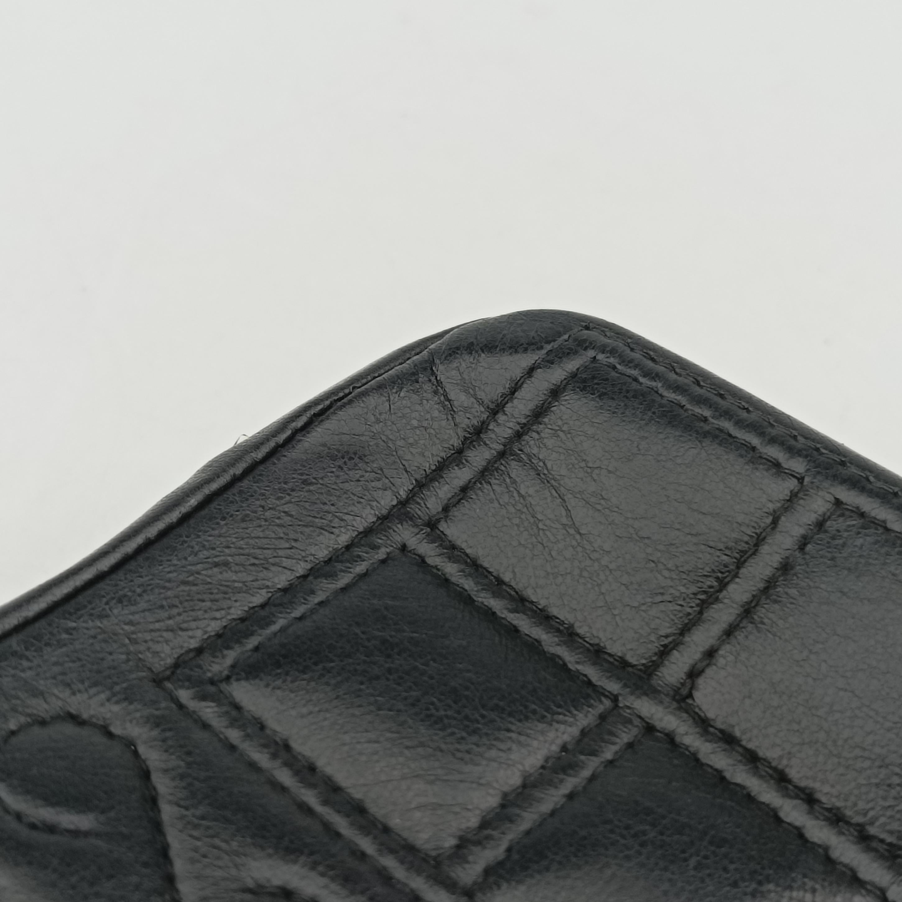 2.55 Chocolate Bar Chain Black lambskin A16367 64820642.55チョコバーチェーン ブラック ラムスキン A16367 6482064