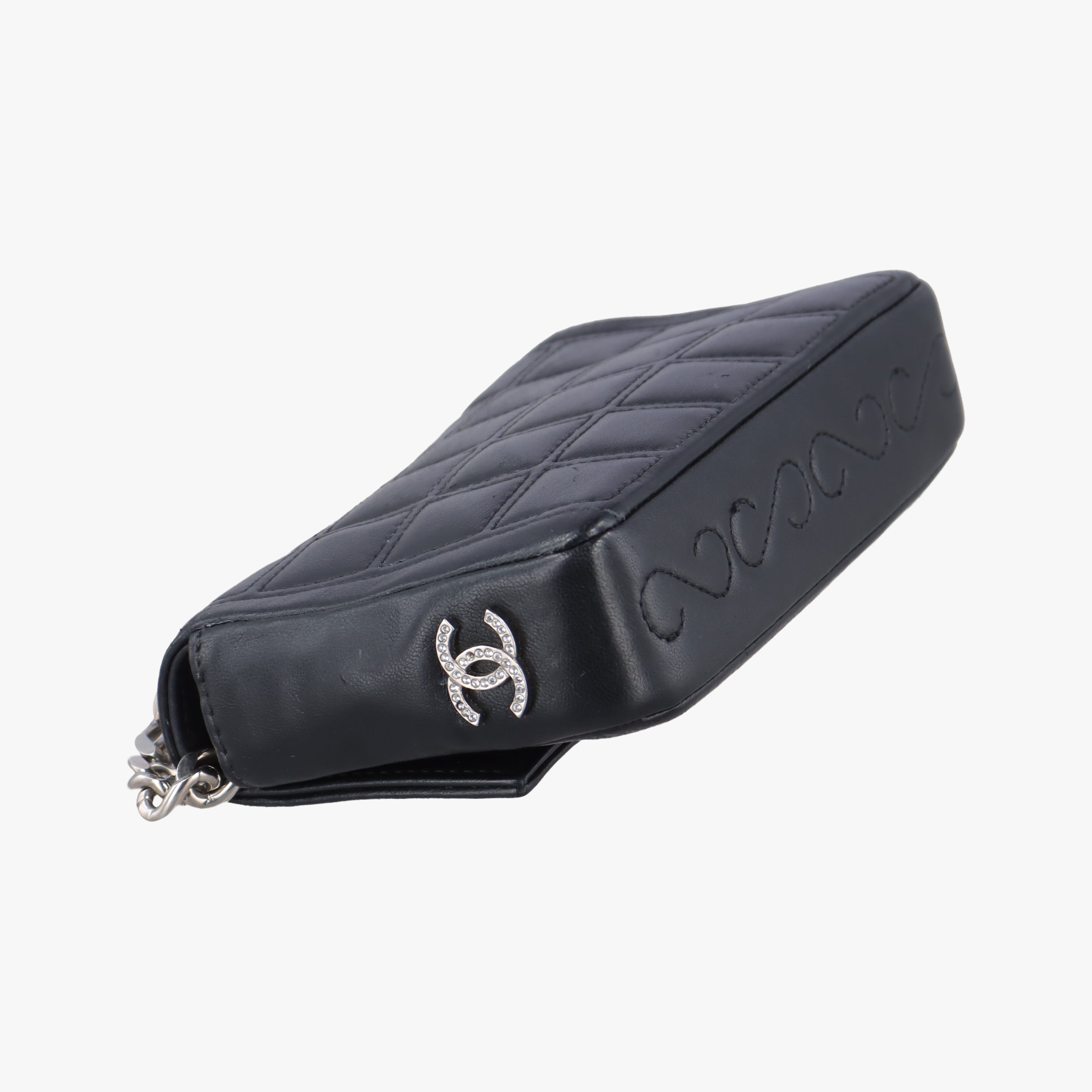 2.55 Chocolate Bar Chain Black lambskin A16367 64820642.55チョコバーチェーン ブラック ラムスキン A16367 6482064