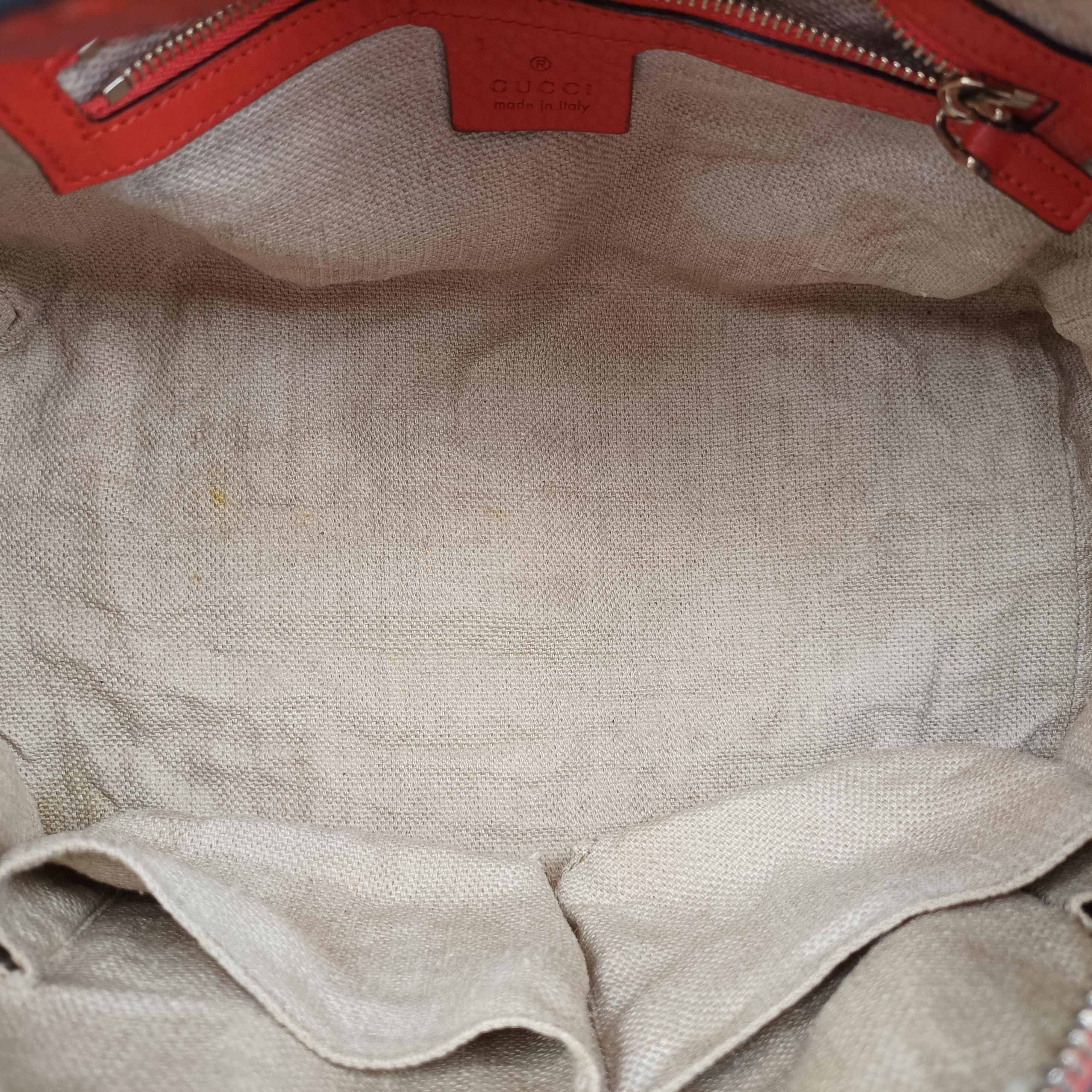 signature Top Handle Cellarius Ebony Beige×pink Leather×canvas 387601 G018257593シグネチャー トップ ハンドル セラリウス エボニー ベージュ×ピンク レザー×キャンバス 387601 G018257593