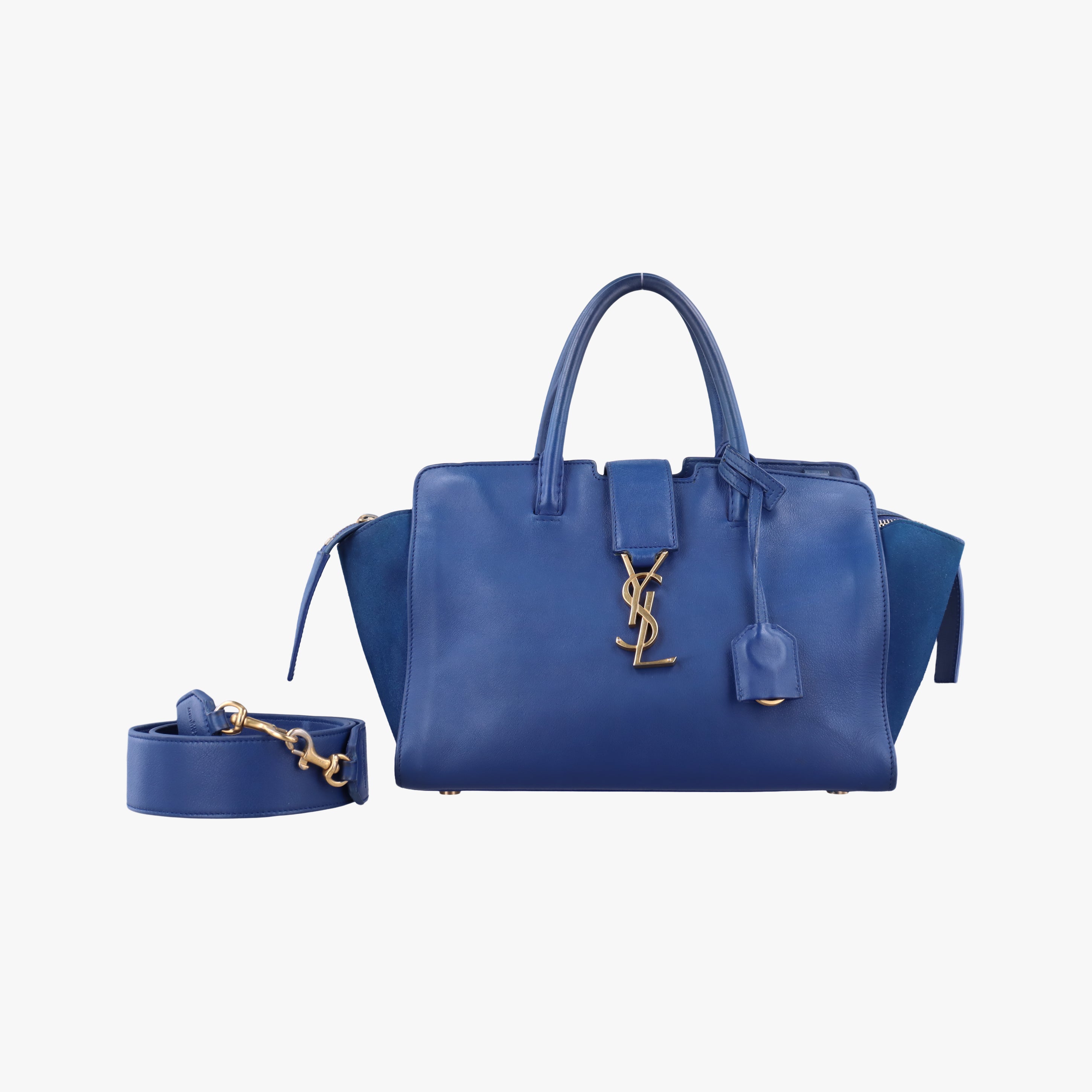 Baby Downtown Cabas Blue Canvas × Suede 436834 GNR436834.0516ベイビー ダウンタウン カバス ブルー キャンバス×スエード 436834 GNR436834.0516