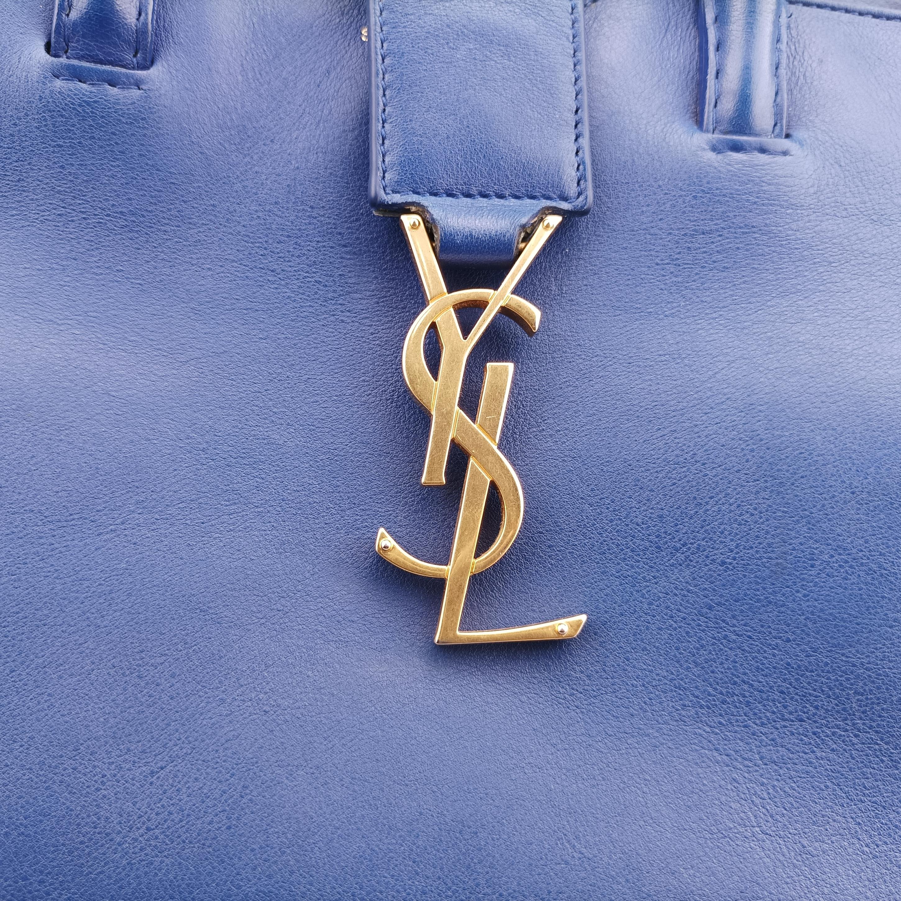 Baby Downtown Cabas Blue Canvas × Suede 436834 GNR436834.0516ベイビー ダウンタウン カバス ブルー キャンバス×スエード 436834 GNR436834.0516