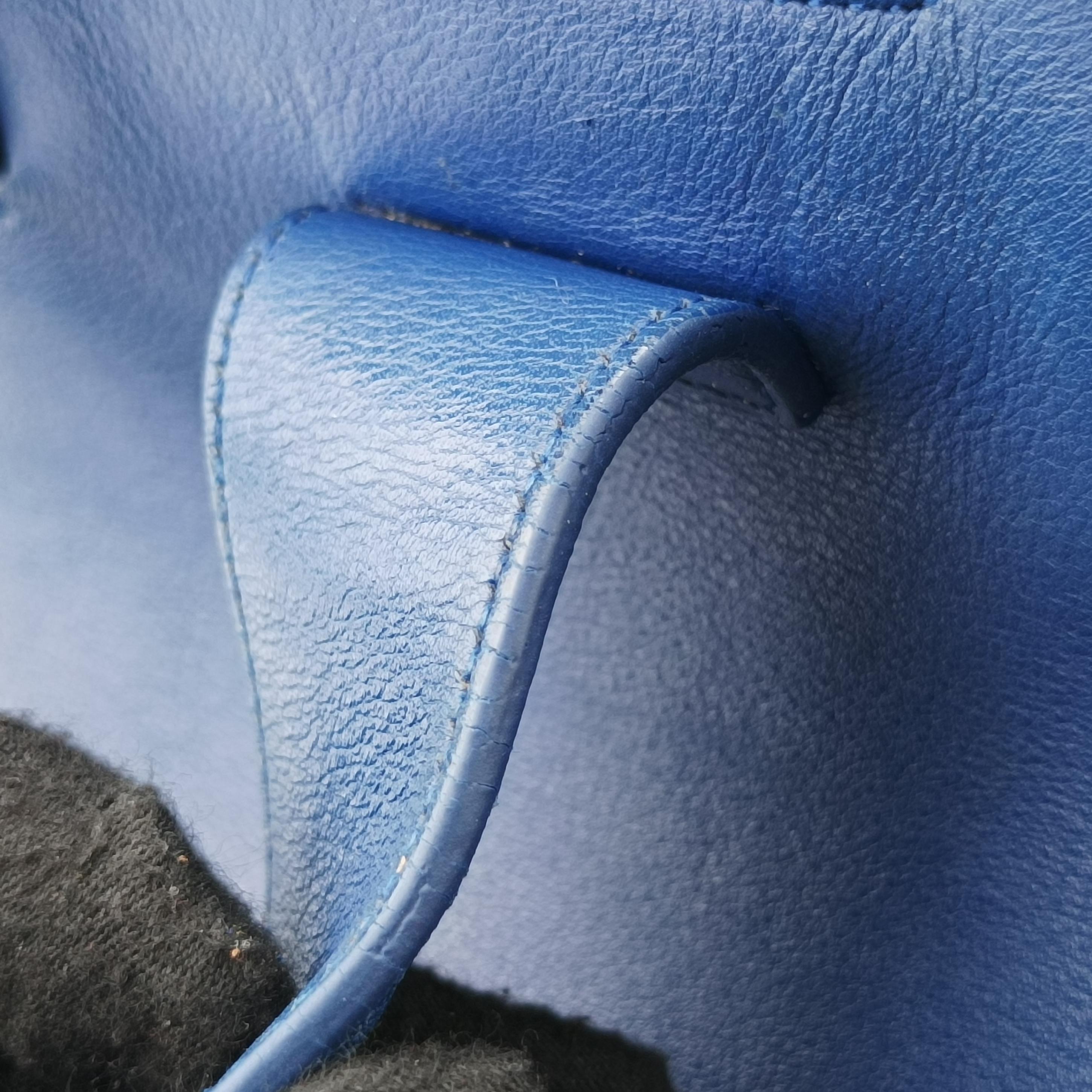 Baby Downtown Cabas Blue Canvas × Suede 436834 GNR436834.0516ベイビー ダウンタウン カバス ブルー キャンバス×スエード 436834 GNR436834.0516