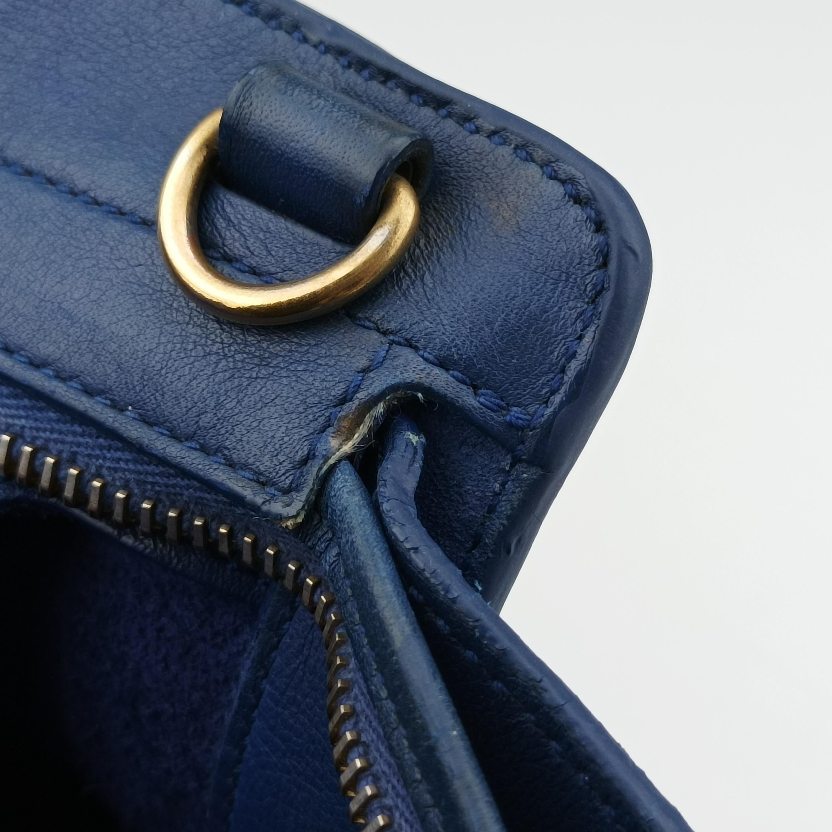 Baby Downtown Cabas Blue Canvas × Suede 436834 GNR436834.0516ベイビー ダウンタウン カバス ブルー キャンバス×スエード 436834 GNR436834.0516