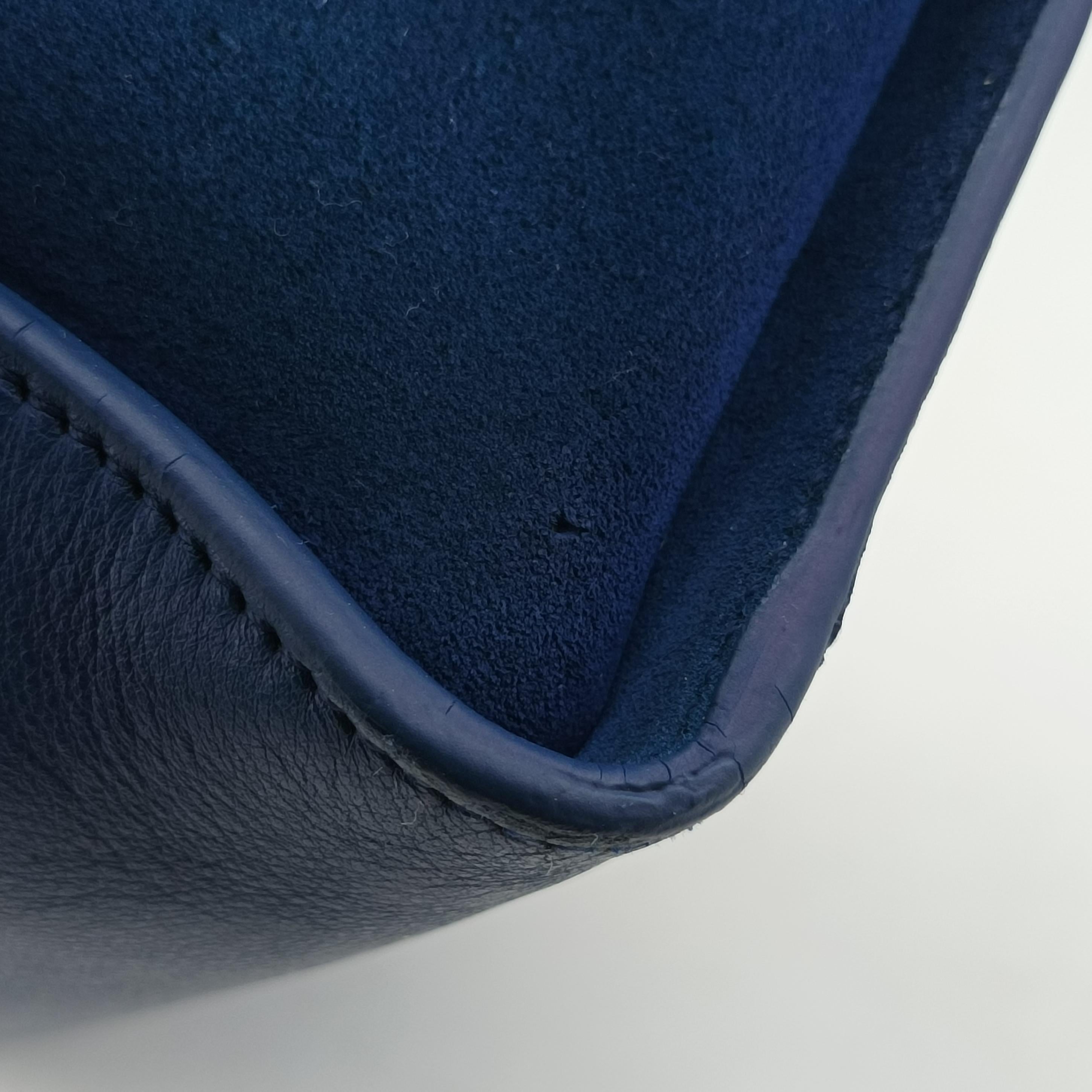 Baby Downtown Cabas Blue Canvas × Suede 436834 GNR436834.0516ベイビー ダウンタウン カバス ブルー キャンバス×スエード 436834 GNR436834.0516