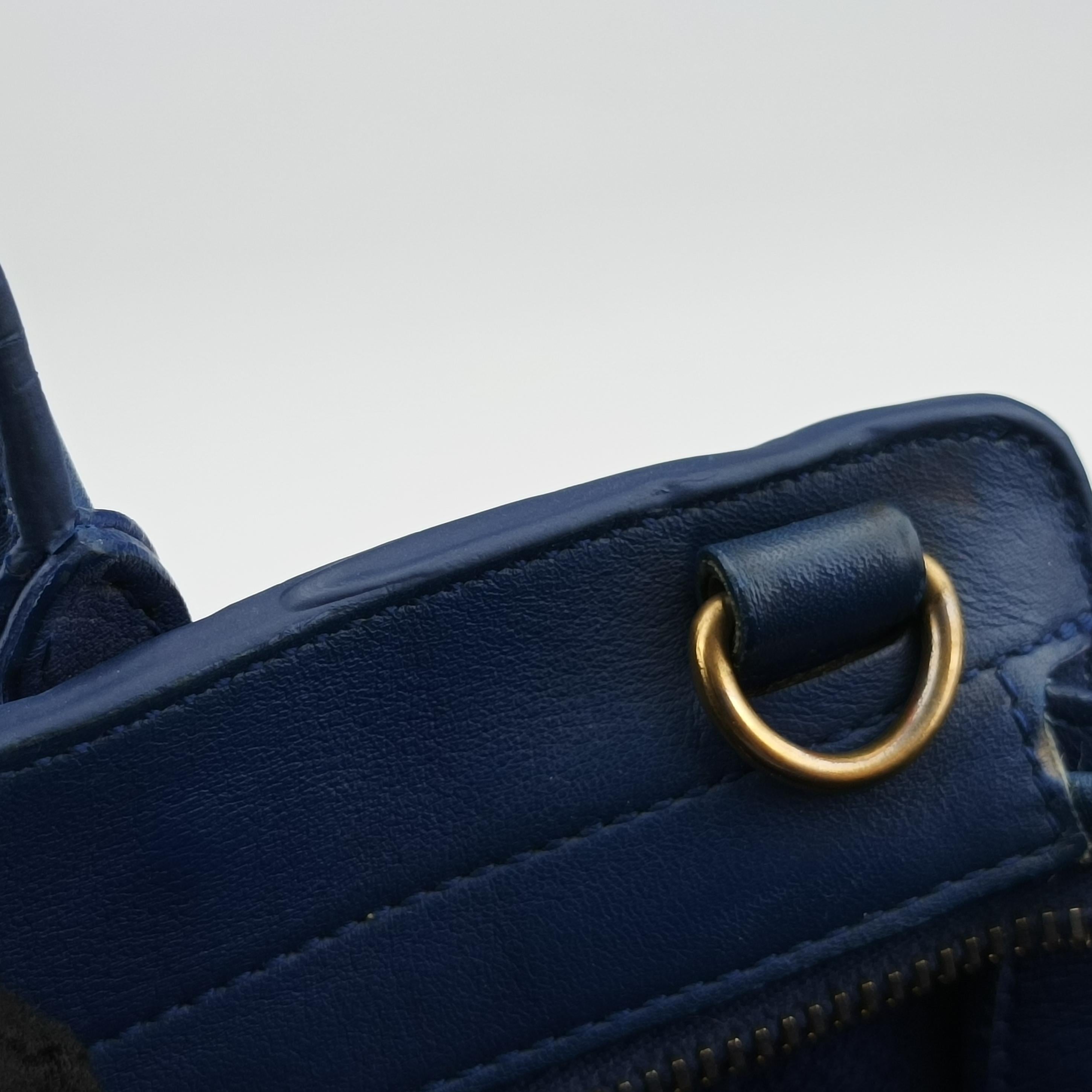 Baby Downtown Cabas Blue Canvas × Suede 436834 GNR436834.0516ベイビー ダウンタウン カバス ブルー キャンバス×スエード 436834 GNR436834.0516