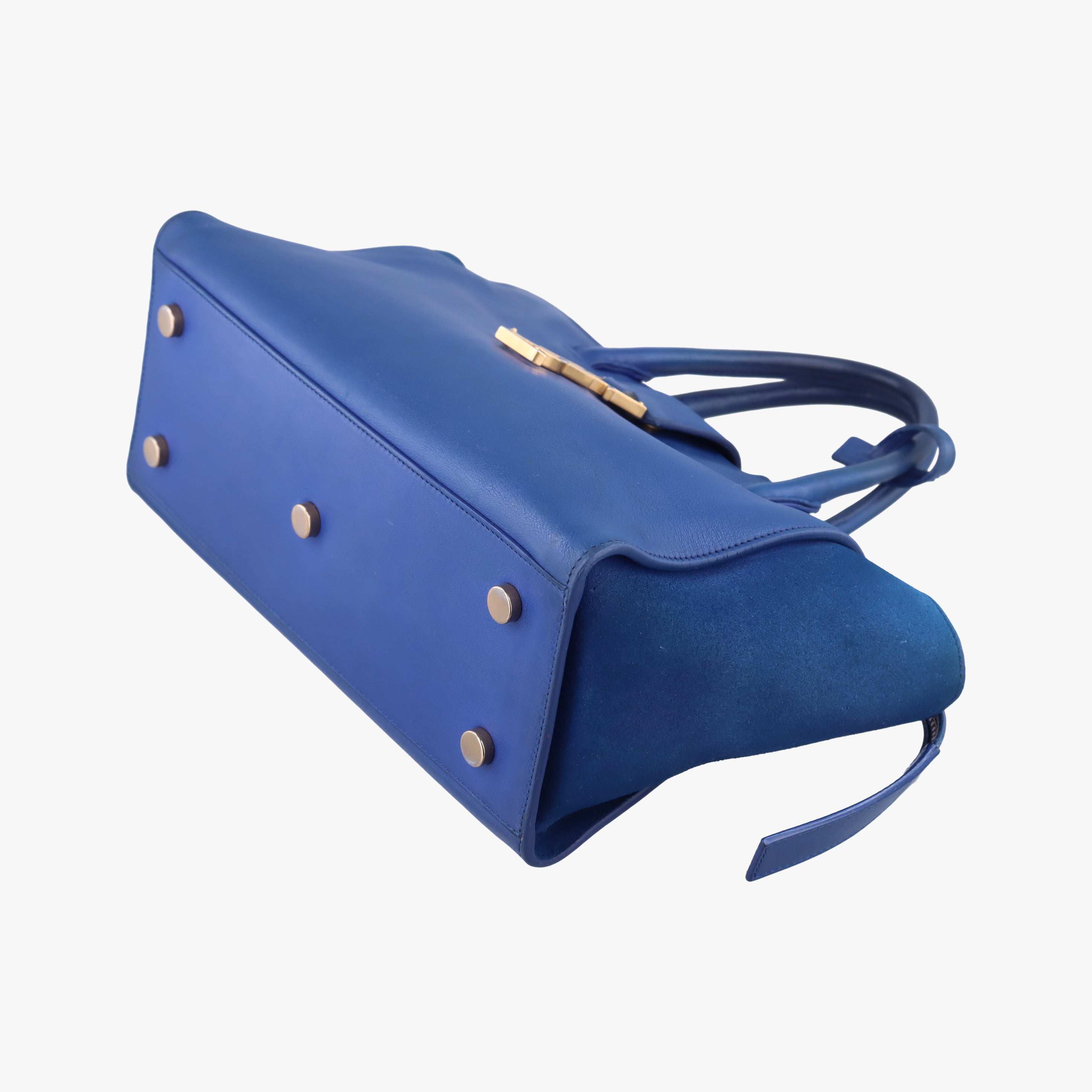 Baby Downtown Cabas Blue Canvas × Suede 436834 GNR436834.0516ベイビー ダウンタウン カバス ブルー キャンバス×スエード 436834 GNR436834.0516