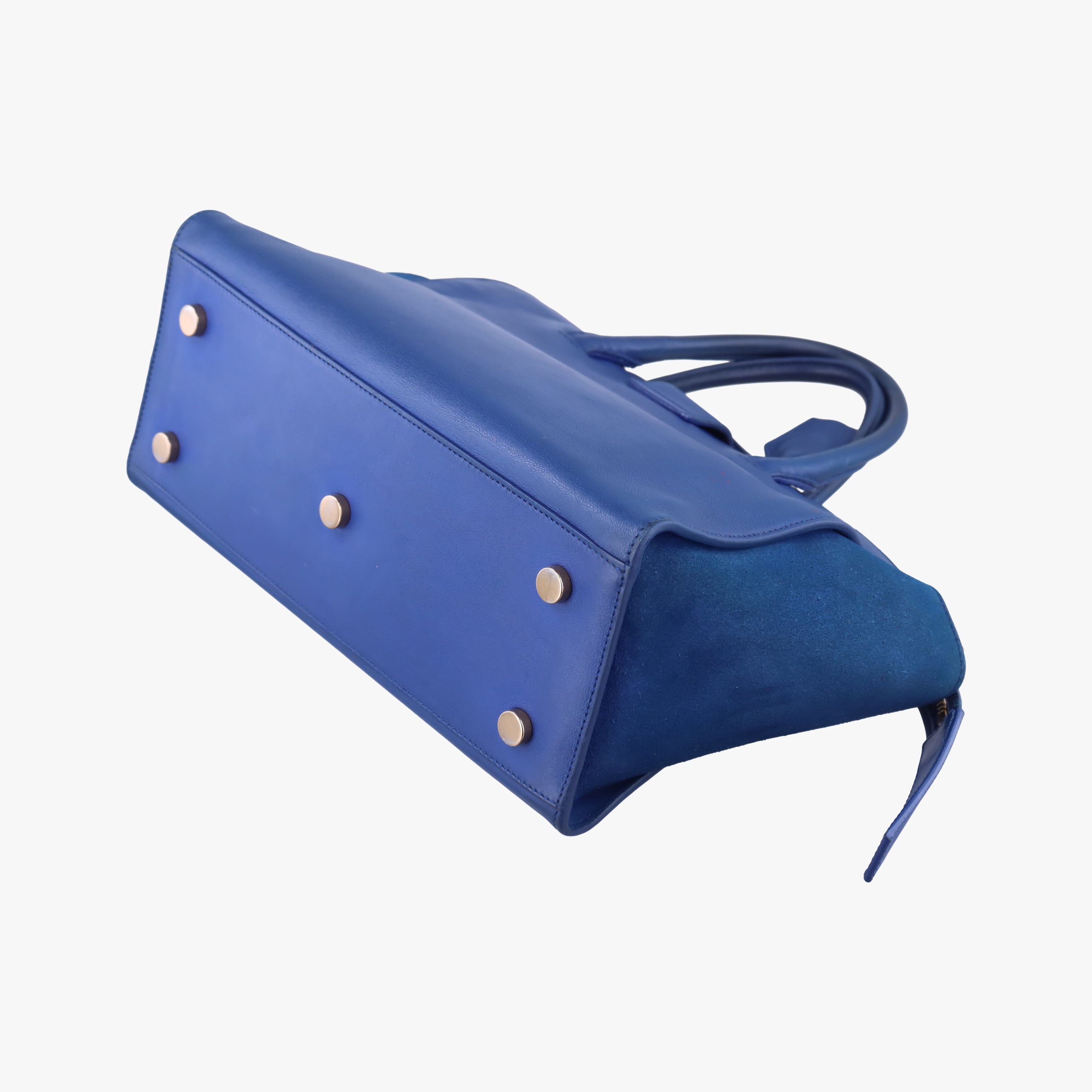 Baby Downtown Cabas Blue Canvas × Suede 436834 GNR436834.0516ベイビー ダウンタウン カバス ブルー キャンバス×スエード 436834 GNR436834.0516