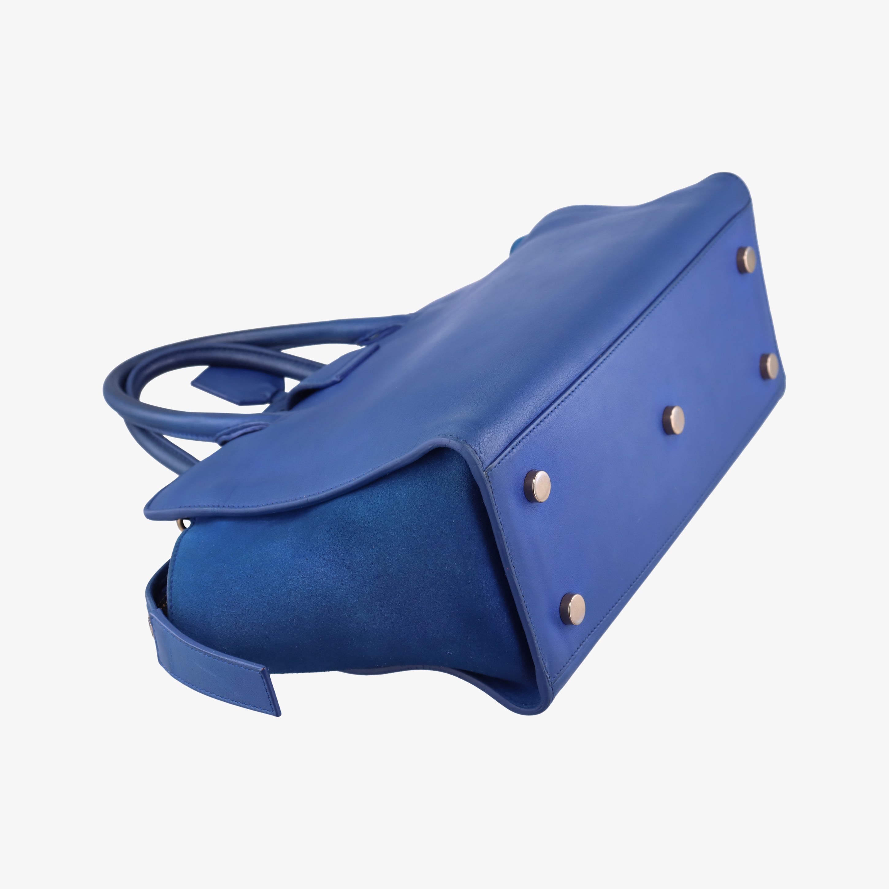 Baby Downtown Cabas Blue Canvas × Suede 436834 GNR436834.0516ベイビー ダウンタウン カバス ブルー キャンバス×スエード 436834 GNR436834.0516