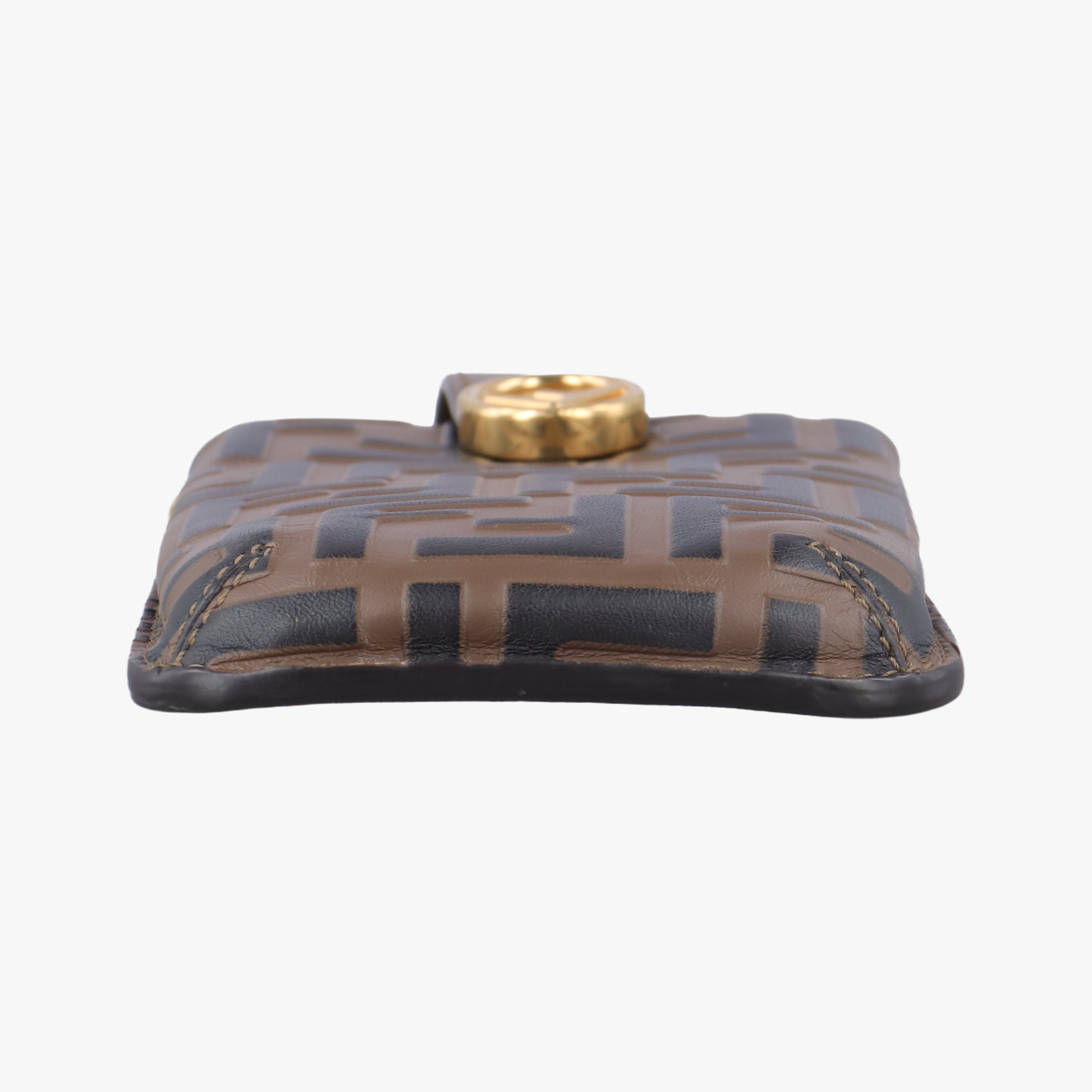 F is smartphone pouch Brown Leather 8M0443 8M0443-AAFM-229-2449エフイズ スマホポーチ ブラウン レザー 8M0443 8M0443-AAFM-229-2449