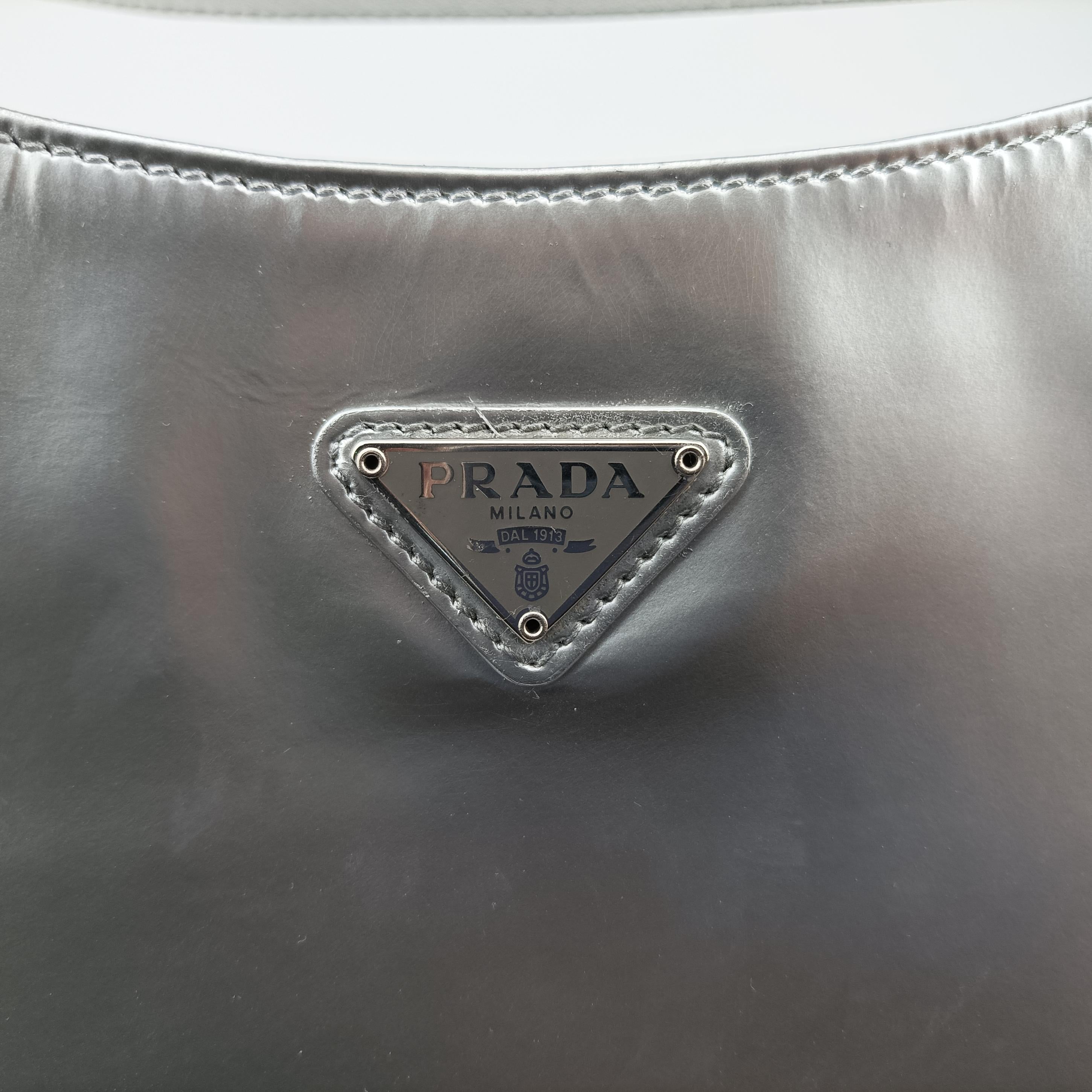 Cleo Silver Enamel 1BC499 7/1クレオ ホーボー シルバー エナメル 1BC499 7/1