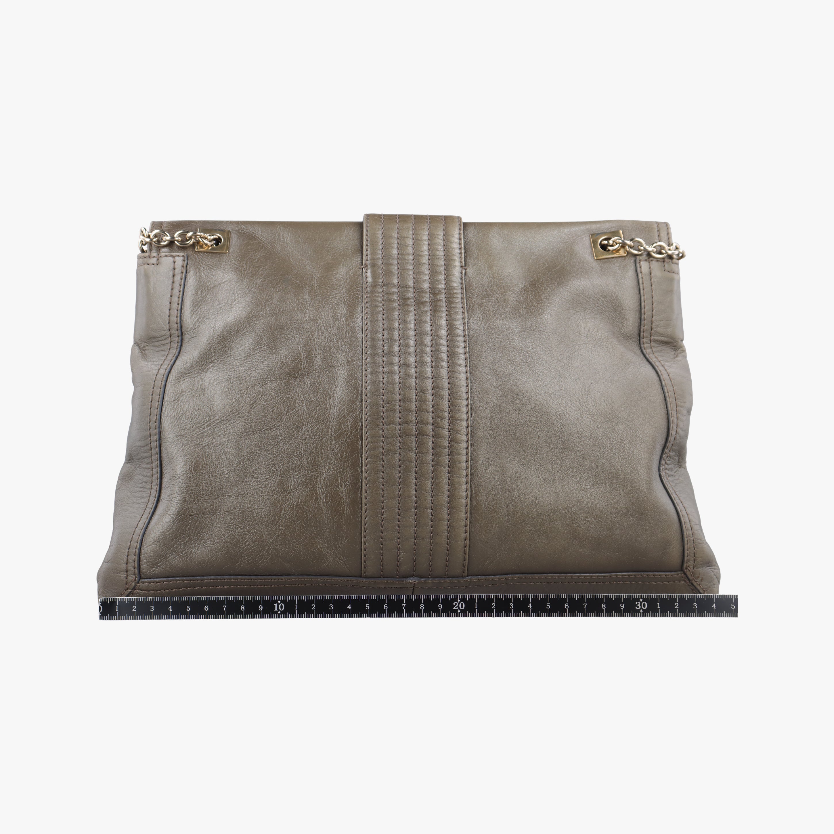 Maxi Baguette Flap Golden Leather 8BT143 8BT143-GTK 119-2566ズッカ マキシバゲット ゴールド レザー 8BT143 8BT143-GTK 119-2566