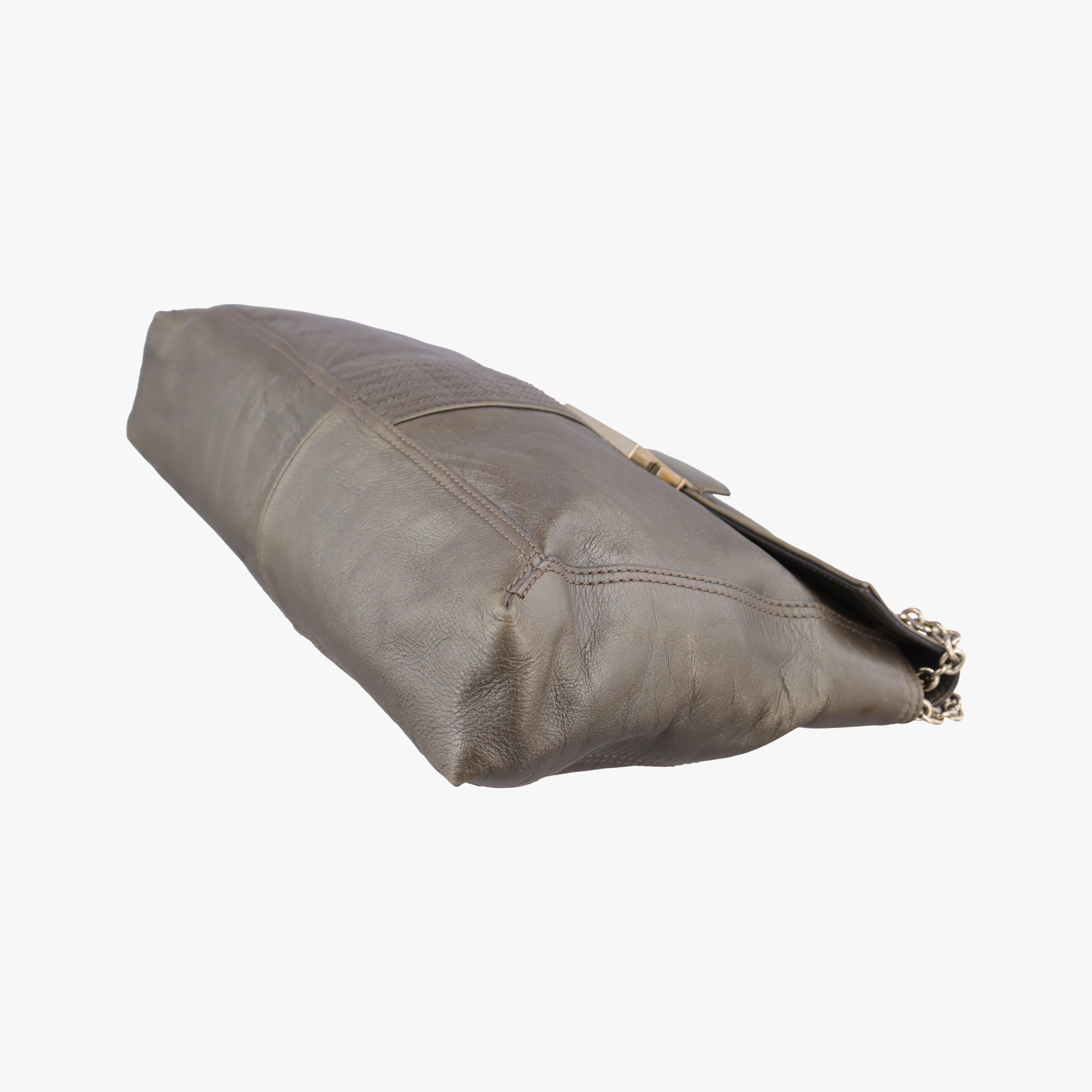 Maxi Baguette Flap Golden Leather 8BT143 8BT143-GTK 119-2566ズッカ マキシバゲット ゴールド レザー 8BT143 8BT143-GTK 119-2566