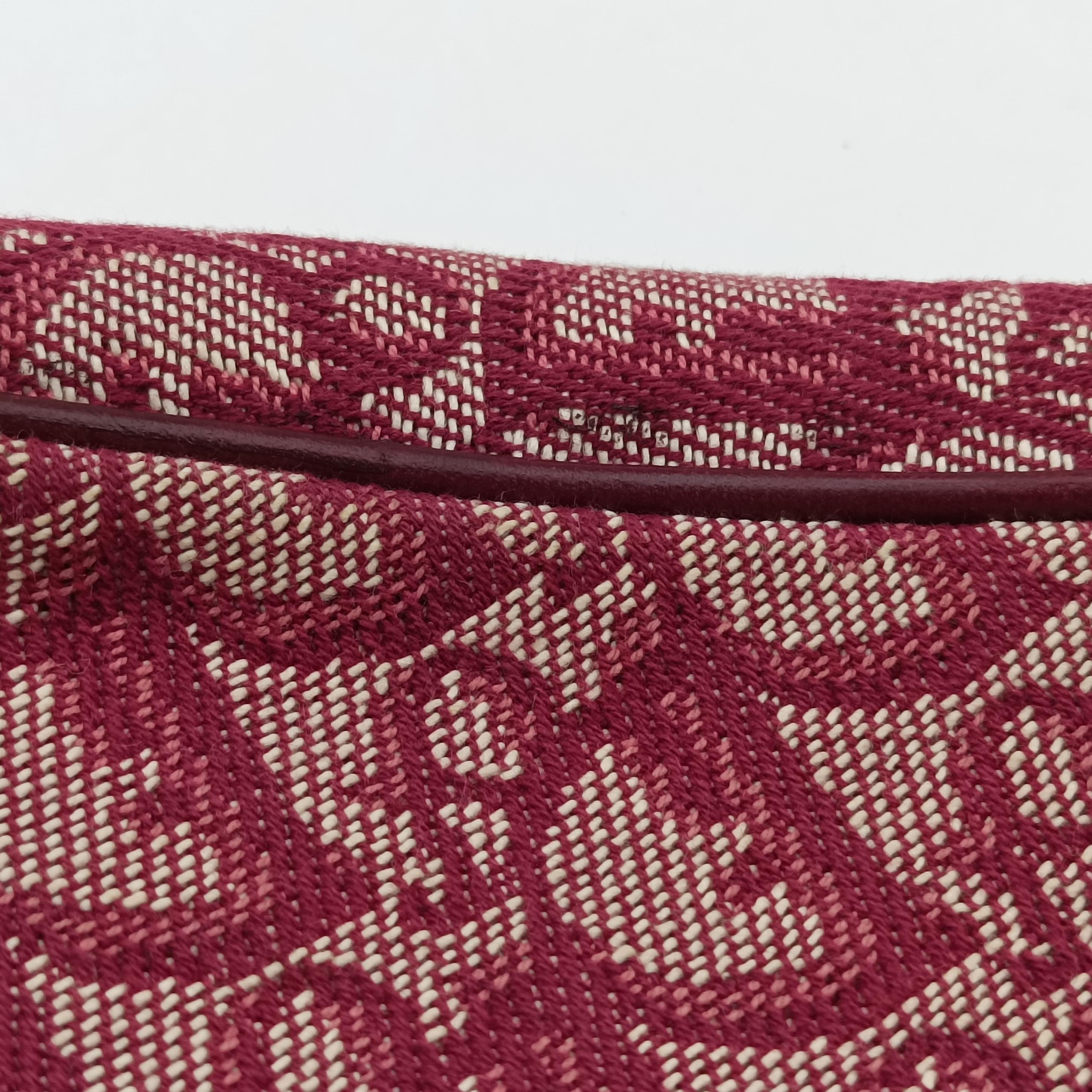 Saddle Burgundy×beige Jacquard MC 0012サドル ワインレッド×ベージュ ジャガード MC 0012