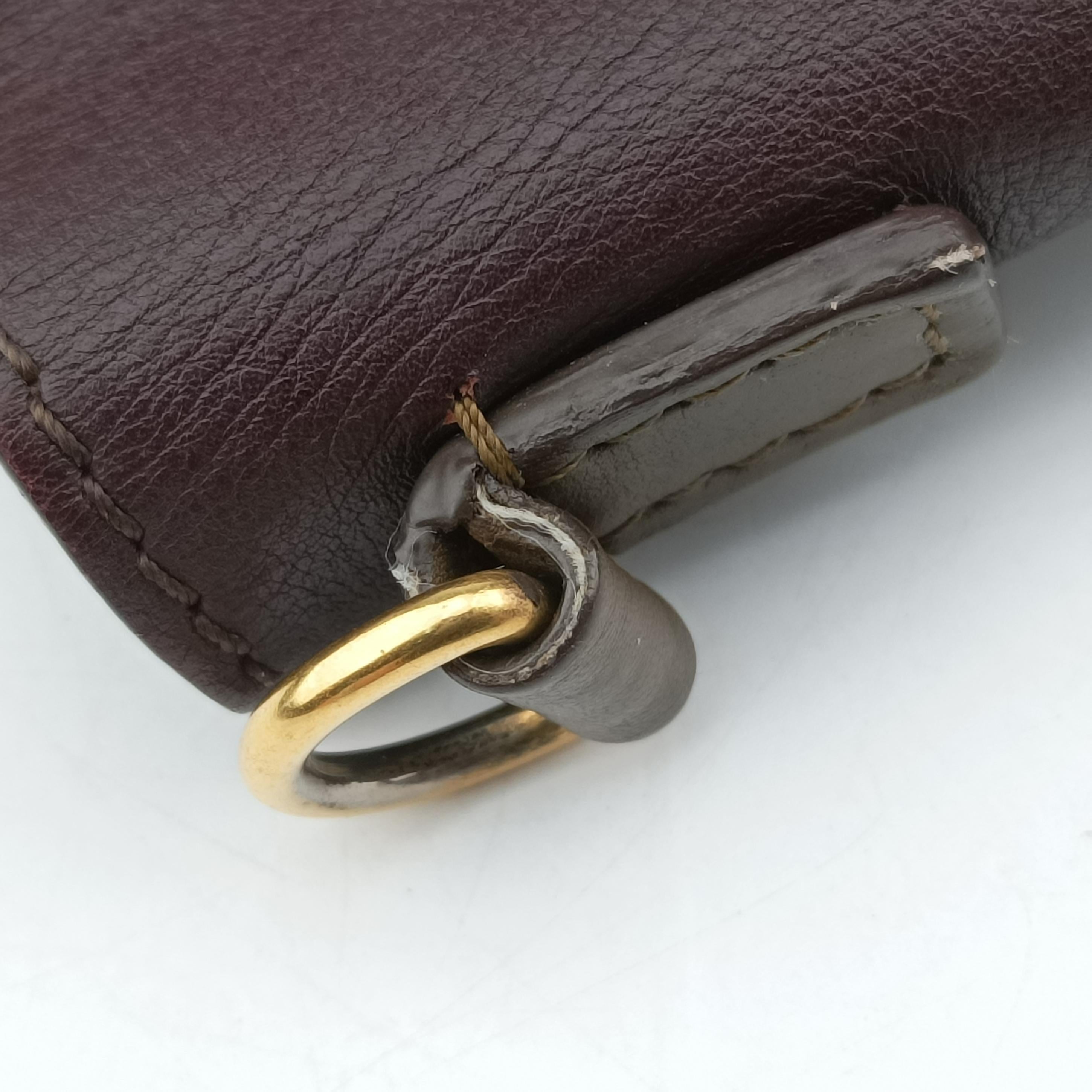 luggage nano shopper Black× burgundy ×Brown Leather W-ZP-0172ラゲージナノショッパー ブラック×ワインレッド×ブラウン レザー W-ZP-0172