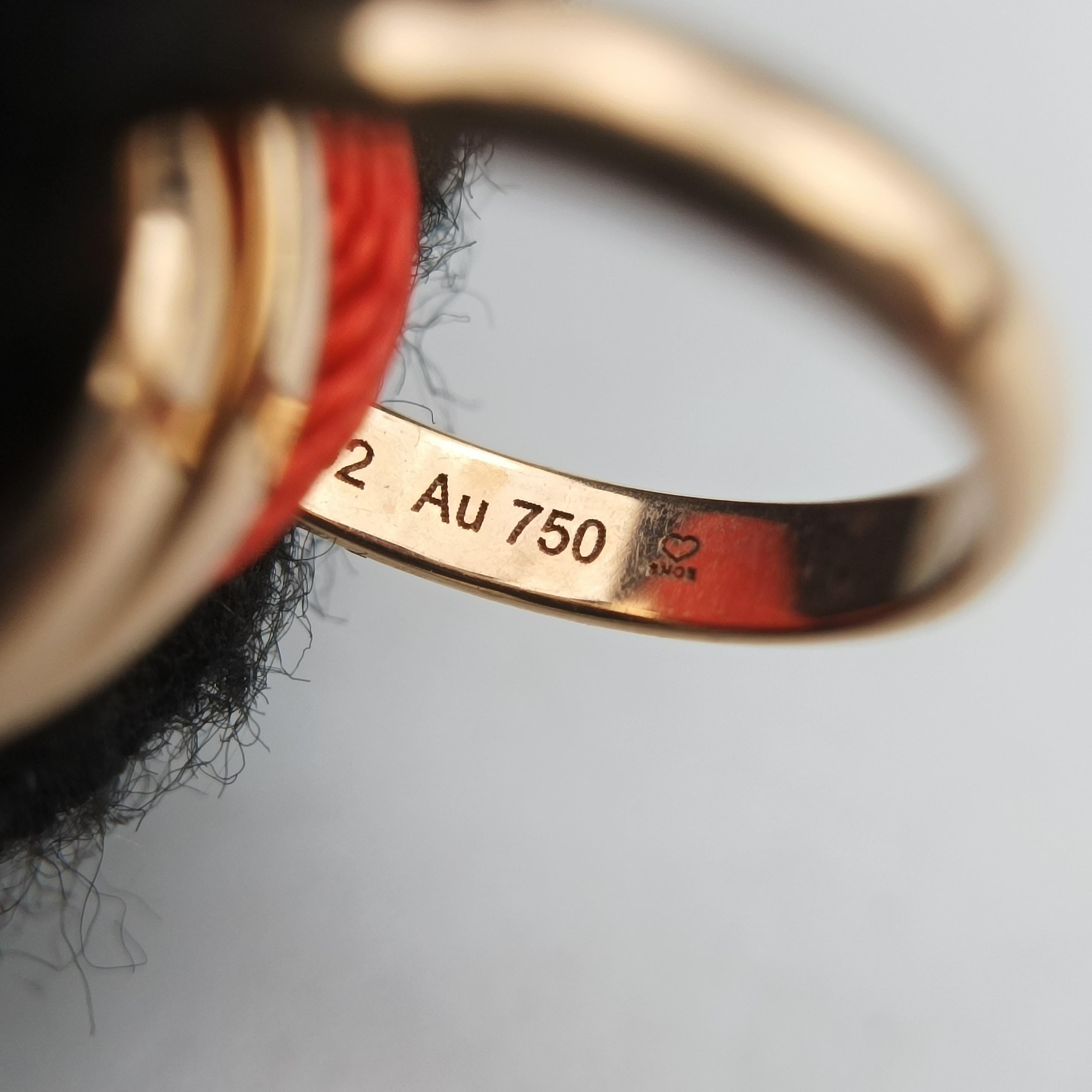 Neon Cord Red x Rose Gold AU750 B6069100 TPR402ネオンコード レッド×ローズゴールド AU750 B6069100 TPR402