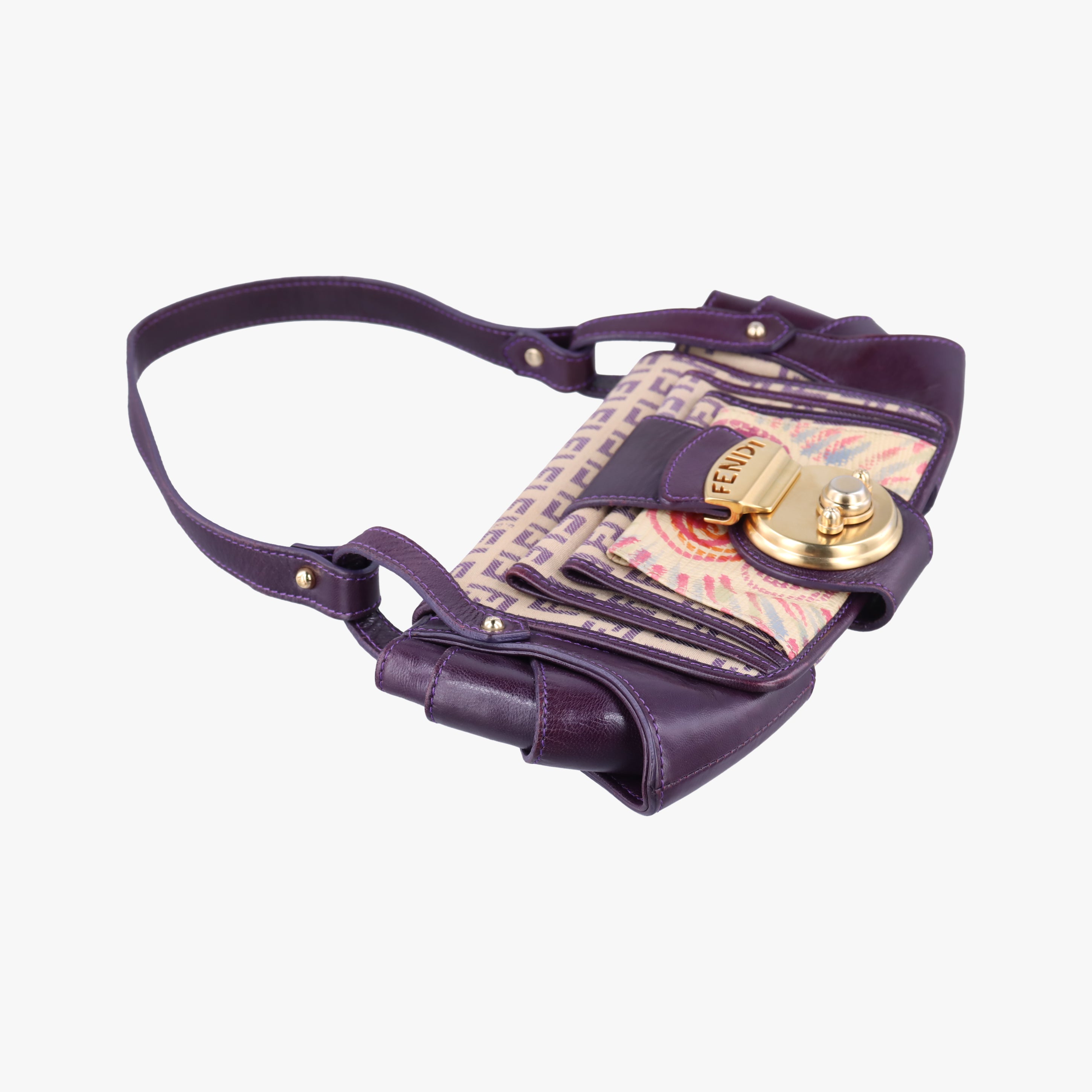 Zucchino Purple x Multicolor canvas×leather 2579-8 2579-8BR422LXV-049ズッキーニ パープル×マルチカラー キャンバス×レザー 2579-8 2579-8BR422LXV-049