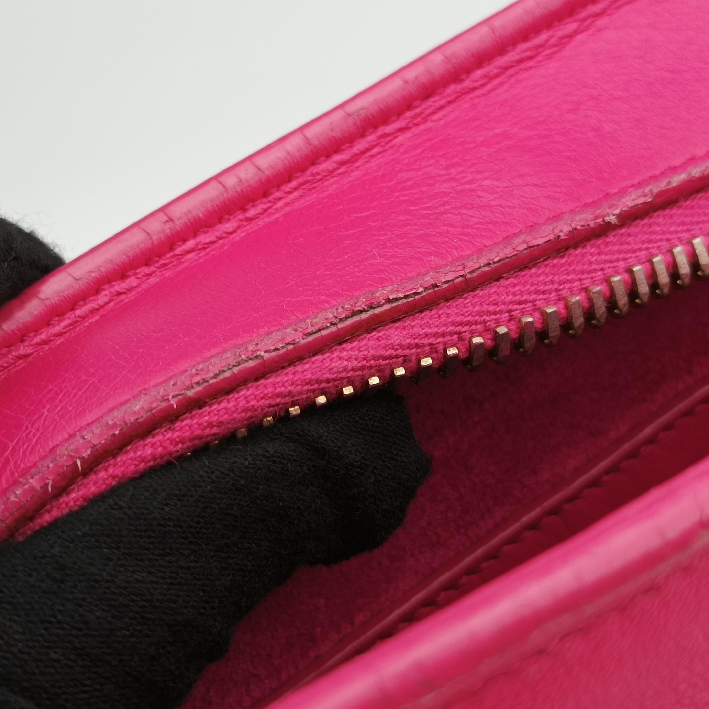 baby Cabas Rose Leather 357395 CLD357395.0714ベイビーカバス ローズ レッド レザー 357395 CLD357395.0714