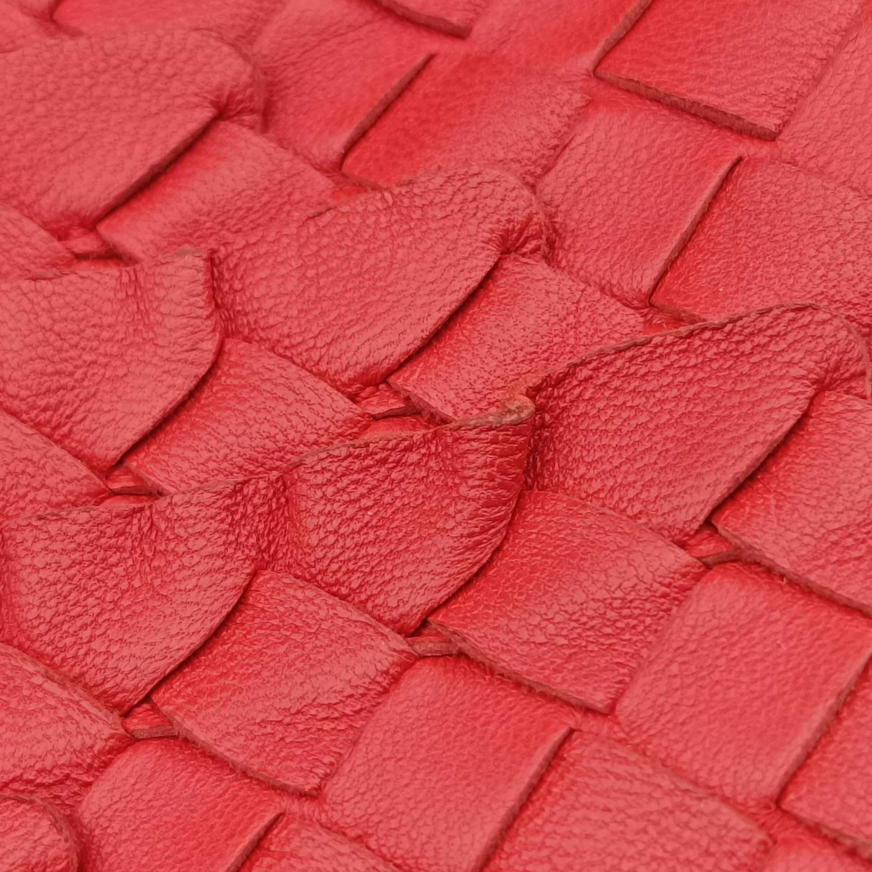 Intrecciato Red lambskin B02959876Zイントレチャート レッド ラムスキン B02959876Z