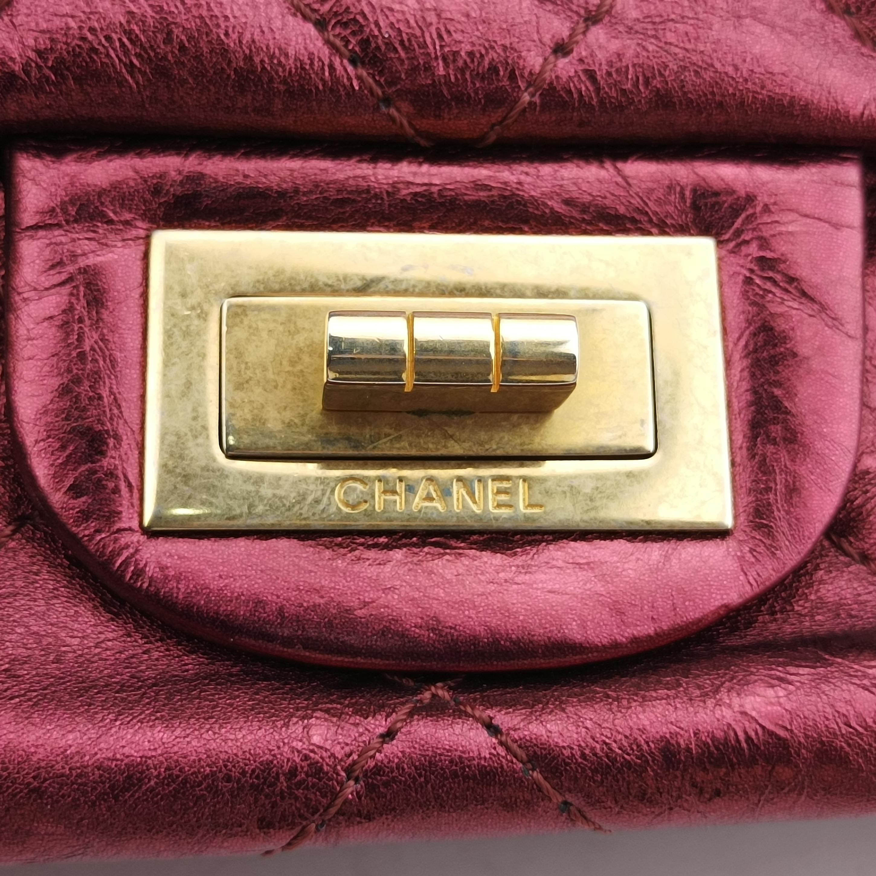 2.55 Matelasse Red Leather A37591 121536762.55 マトラッセ レッド レザー A37591 12153676