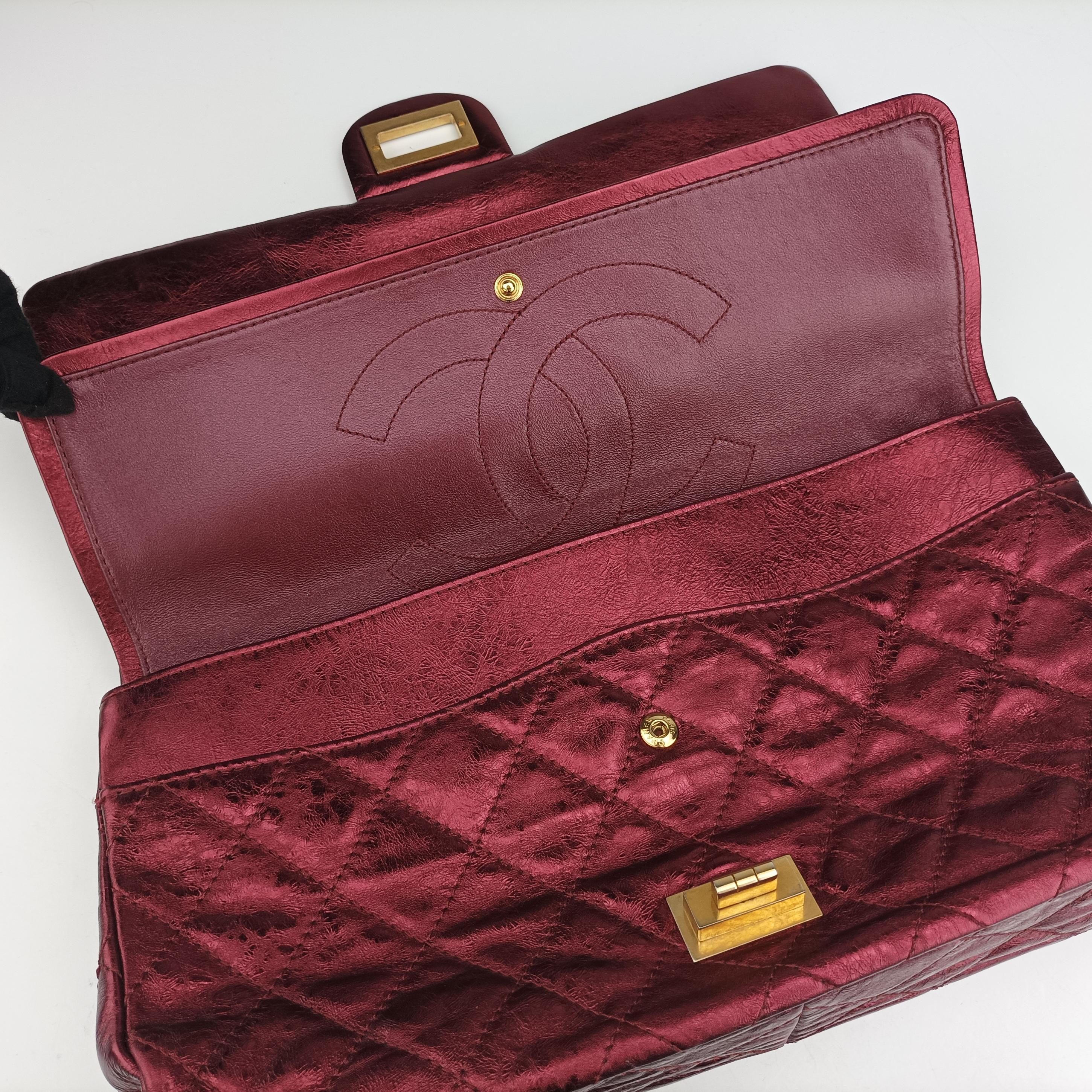 2.55 Matelasse Red Leather A37591 121536762.55 マトラッセ レッド レザー A37591 12153676