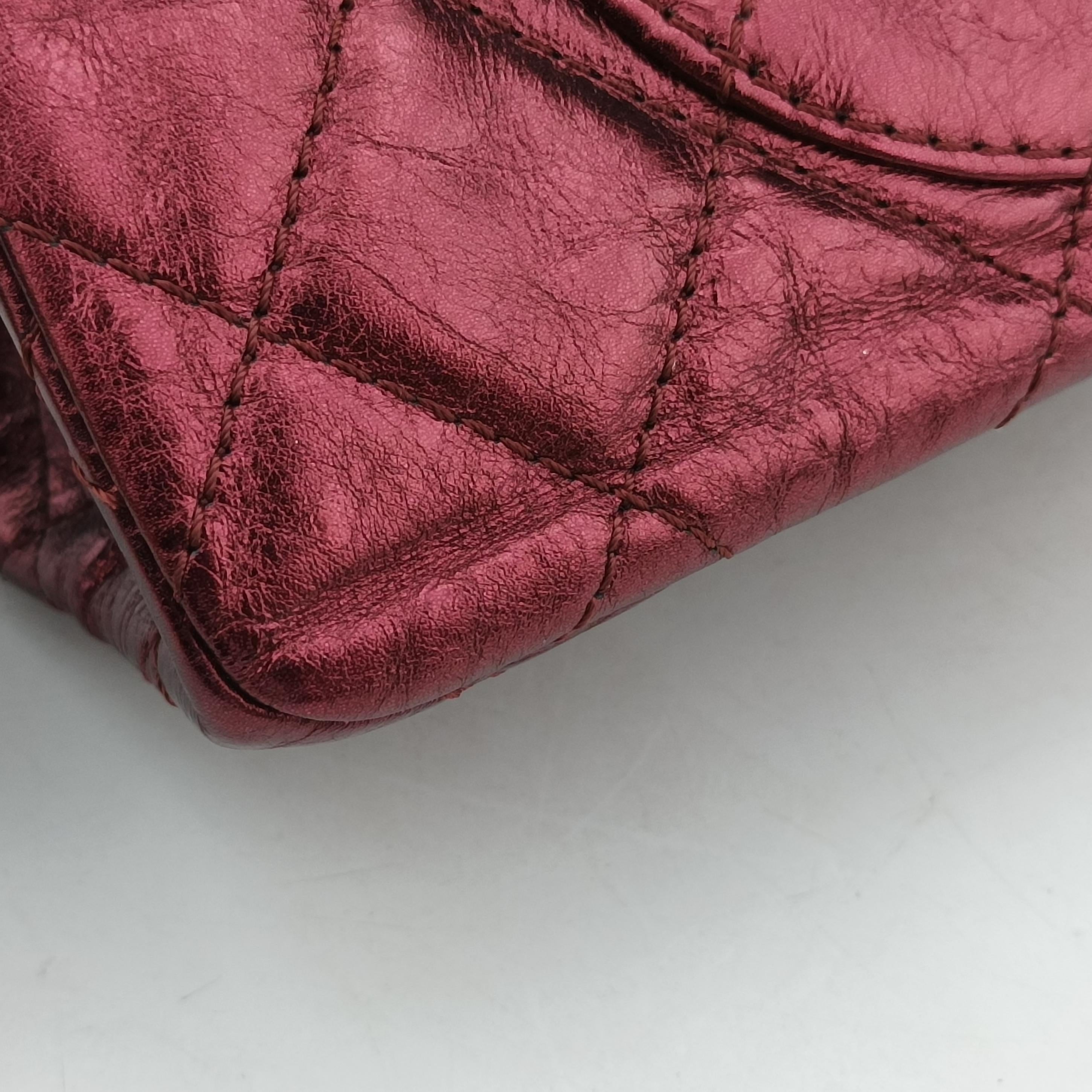 2.55 Matelasse Red Leather A37591 121536762.55 マトラッセ レッド レザー A37591 12153676