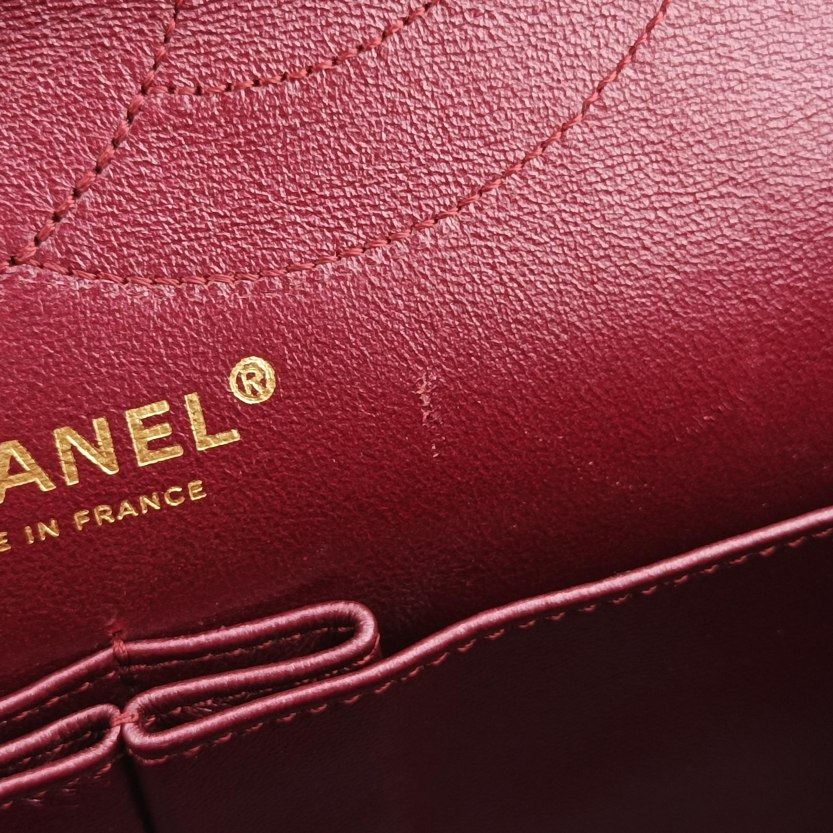 2.55 Matelasse Red Leather A37591 121536762.55 マトラッセ レッド レザー A37591 12153676