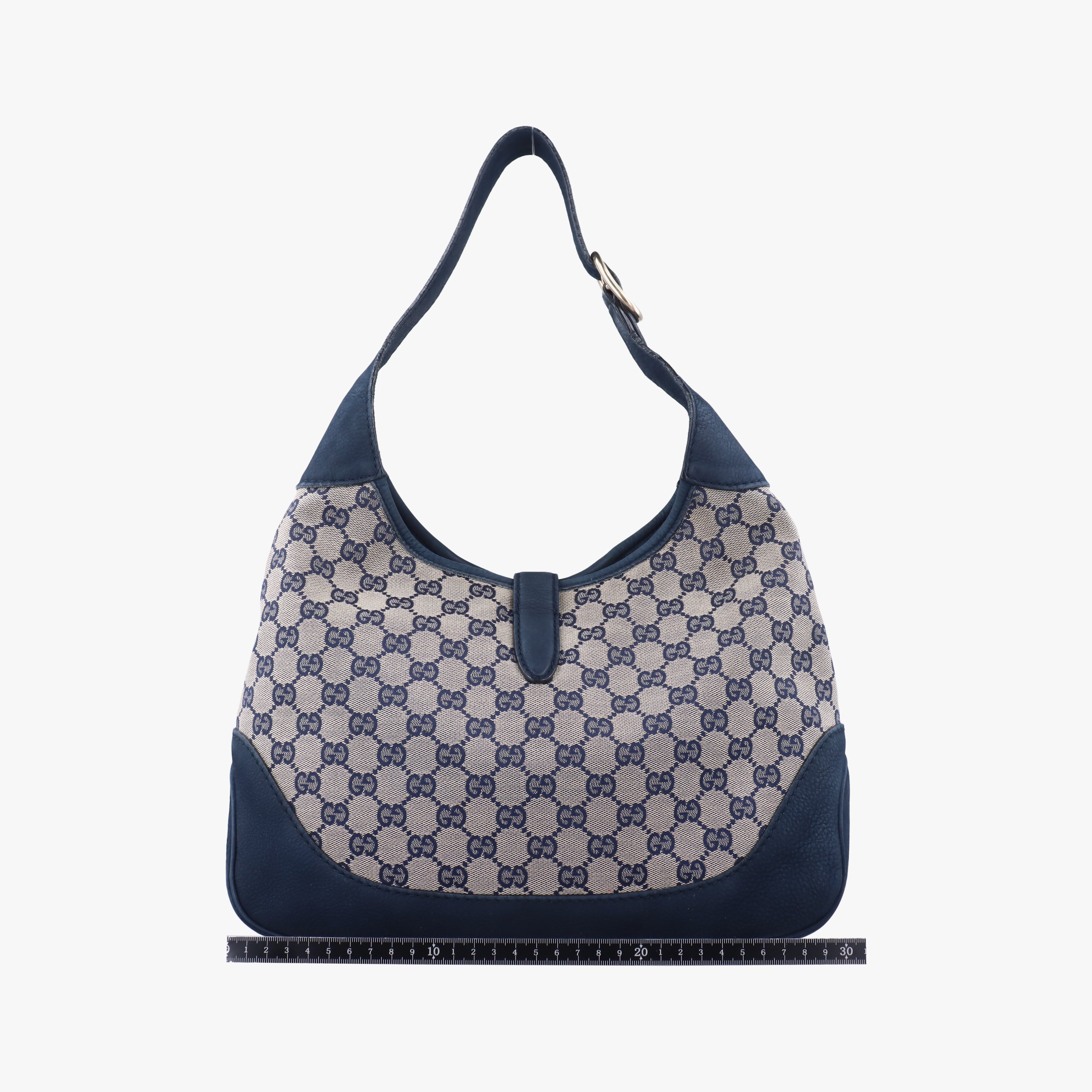 Jackie Flora Hobo Beige x Navy x Red x Black Canvas×leather 277520 E012969606ニュージャッキー ベージュ×ネイビー×レッド×ブラック キャンバス ×レザー 277520 E012969606