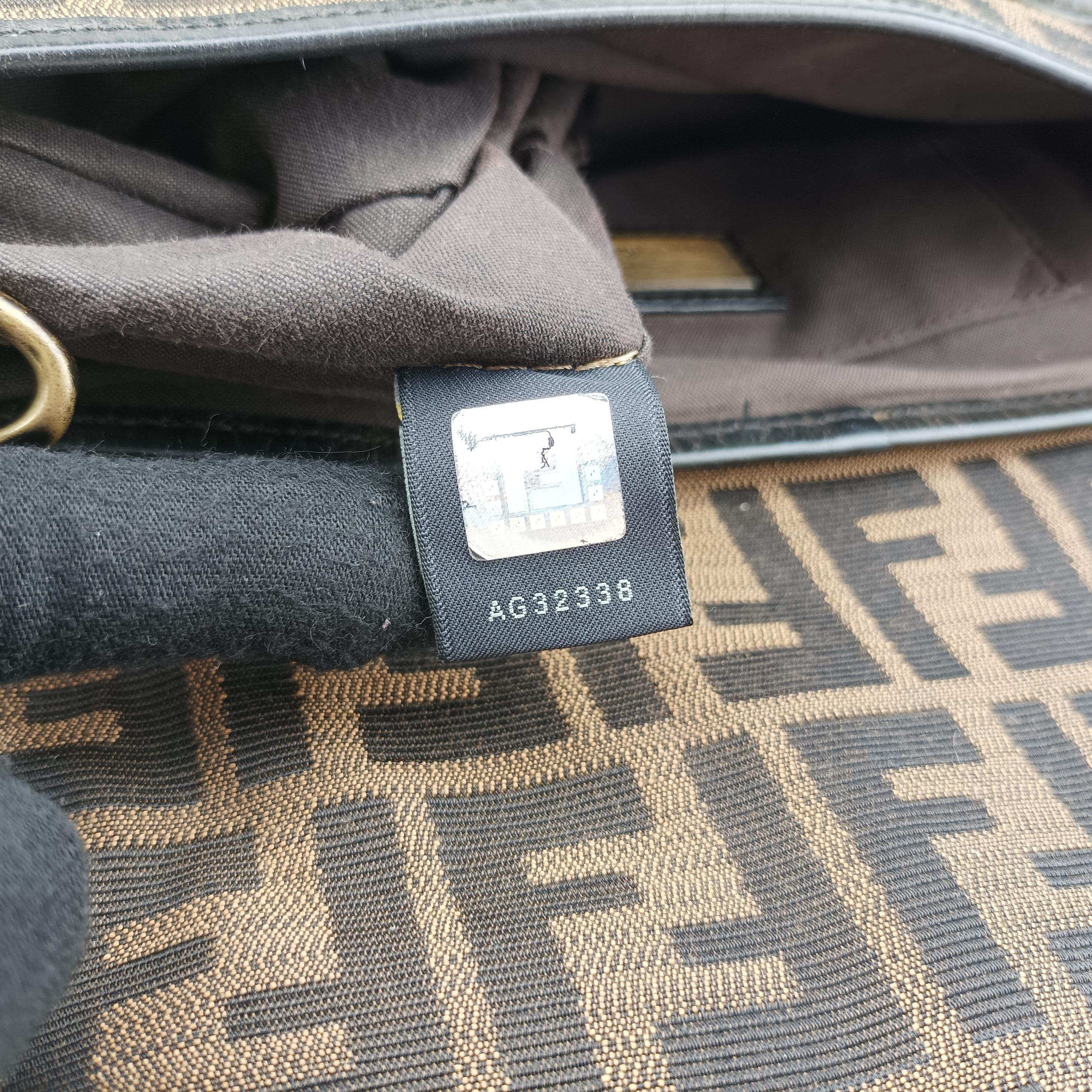 Fendi Zucca Brown canvas×leather 8BS551 2370-8BS551-MTG-069フェンディ ズッカ ブラウン キャンバス×レザー 8BS551 2370-8BS551-MTG-069