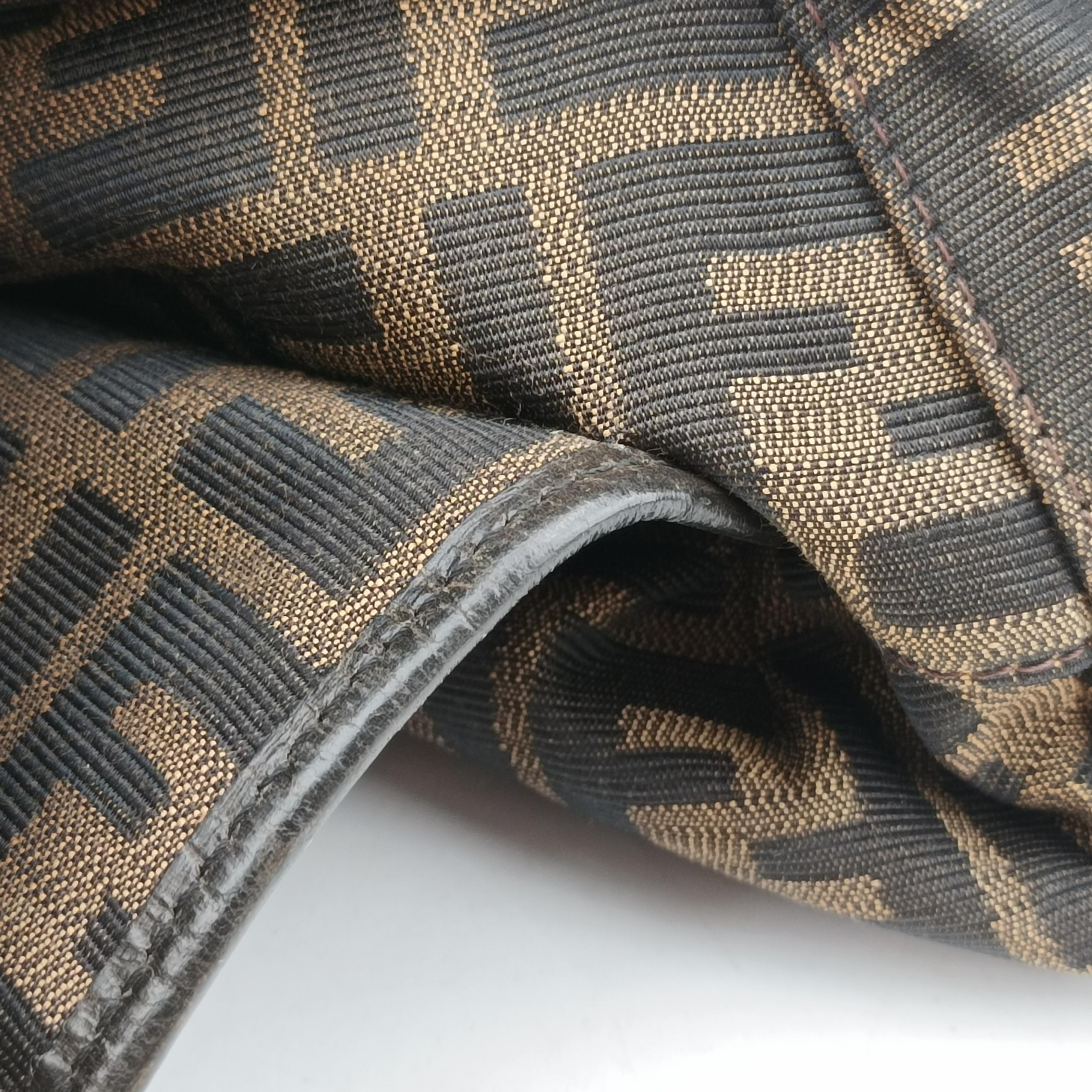 Fendi Zucca Brown canvas×leather 8BS551 2370-8BS551-MTG-069フェンディ ズッカ ブラウン キャンバス×レザー 8BS551 2370-8BS551-MTG-069