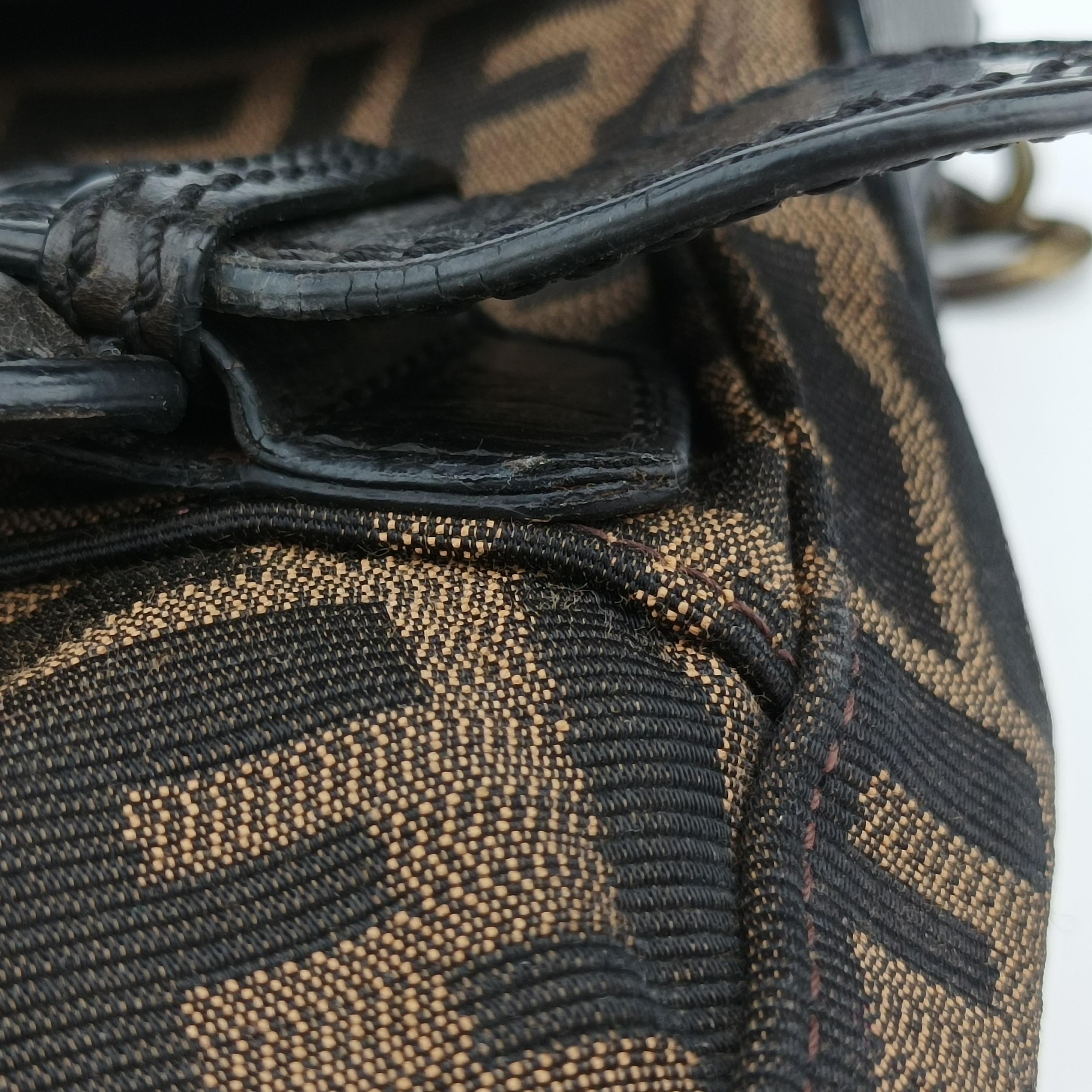 Fendi Zucca Brown canvas×leather 8BS551 2370-8BS551-MTG-069フェンディ ズッカ ブラウン キャンバス×レザー 8BS551 2370-8BS551-MTG-069