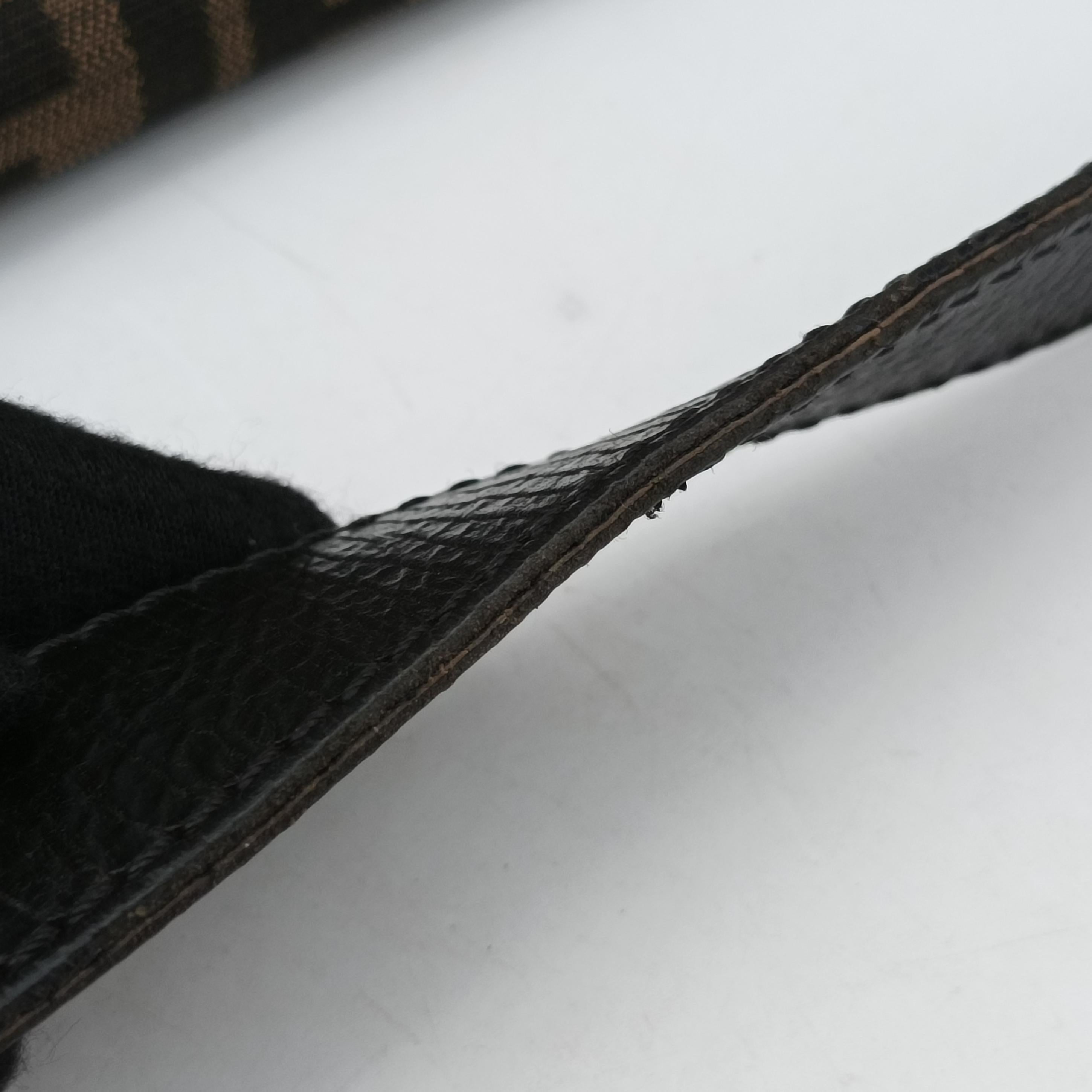 Fendi Zucca Brown canvas×leather 8BS551 2370-8BS551-MTG-069フェンディ ズッカ ブラウン キャンバス×レザー 8BS551 2370-8BS551-MTG-069