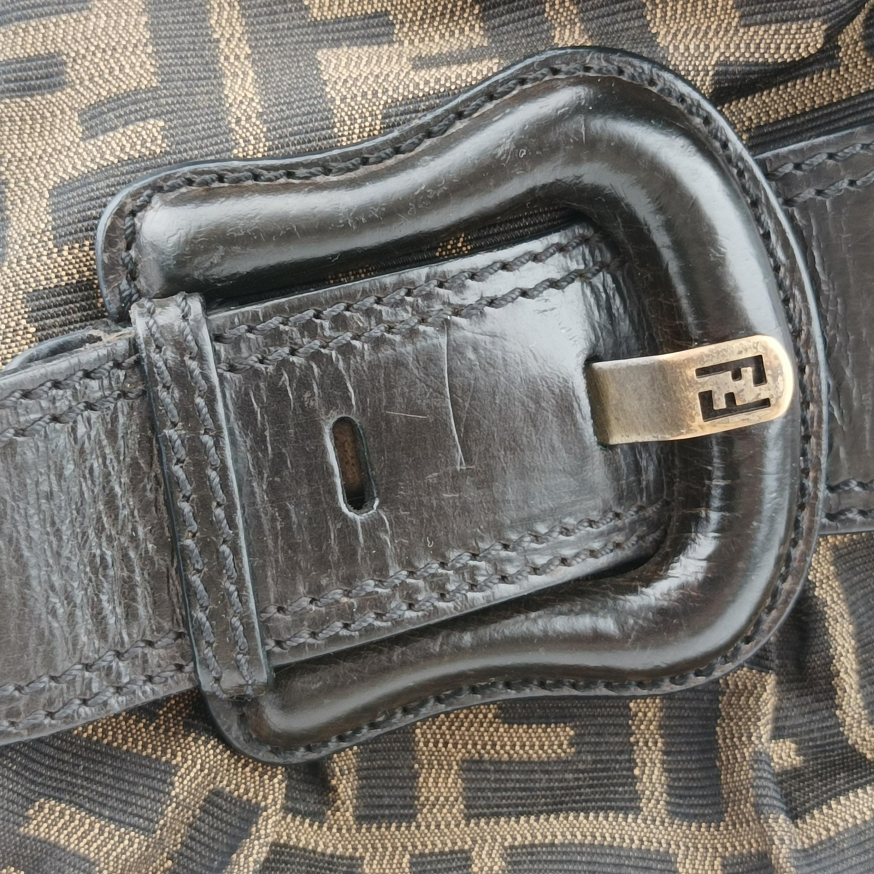 Fendi Zucca Brown canvas×leather 8BS551 2370-8BS551-MTG-069フェンディ ズッカ ブラウン キャンバス×レザー 8BS551 2370-8BS551-MTG-069