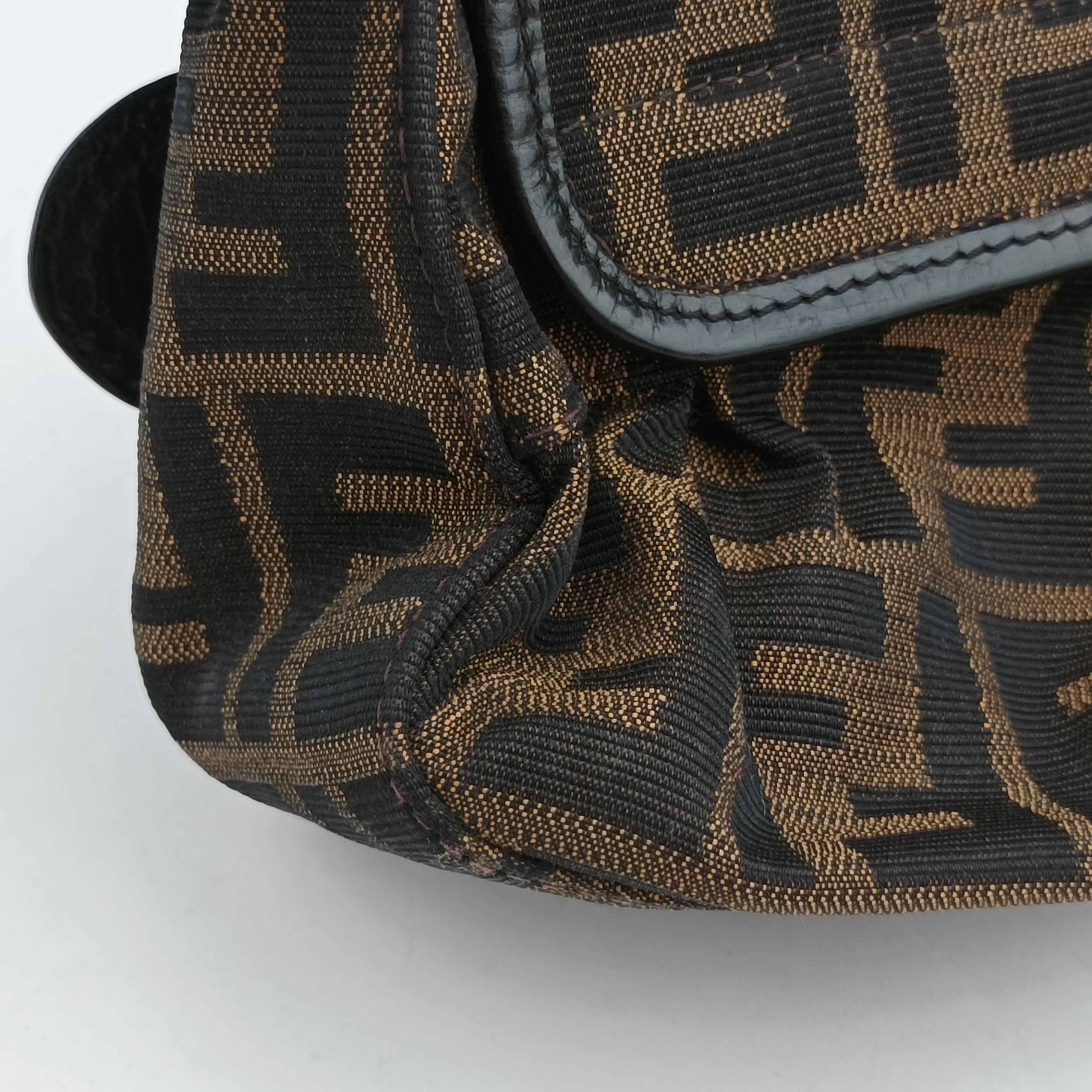 Fendi Zucca Brown canvas×leather 8BS551 2370-8BS551-MTG-069フェンディ ズッカ ブラウン キャンバス×レザー 8BS551 2370-8BS551-MTG-069