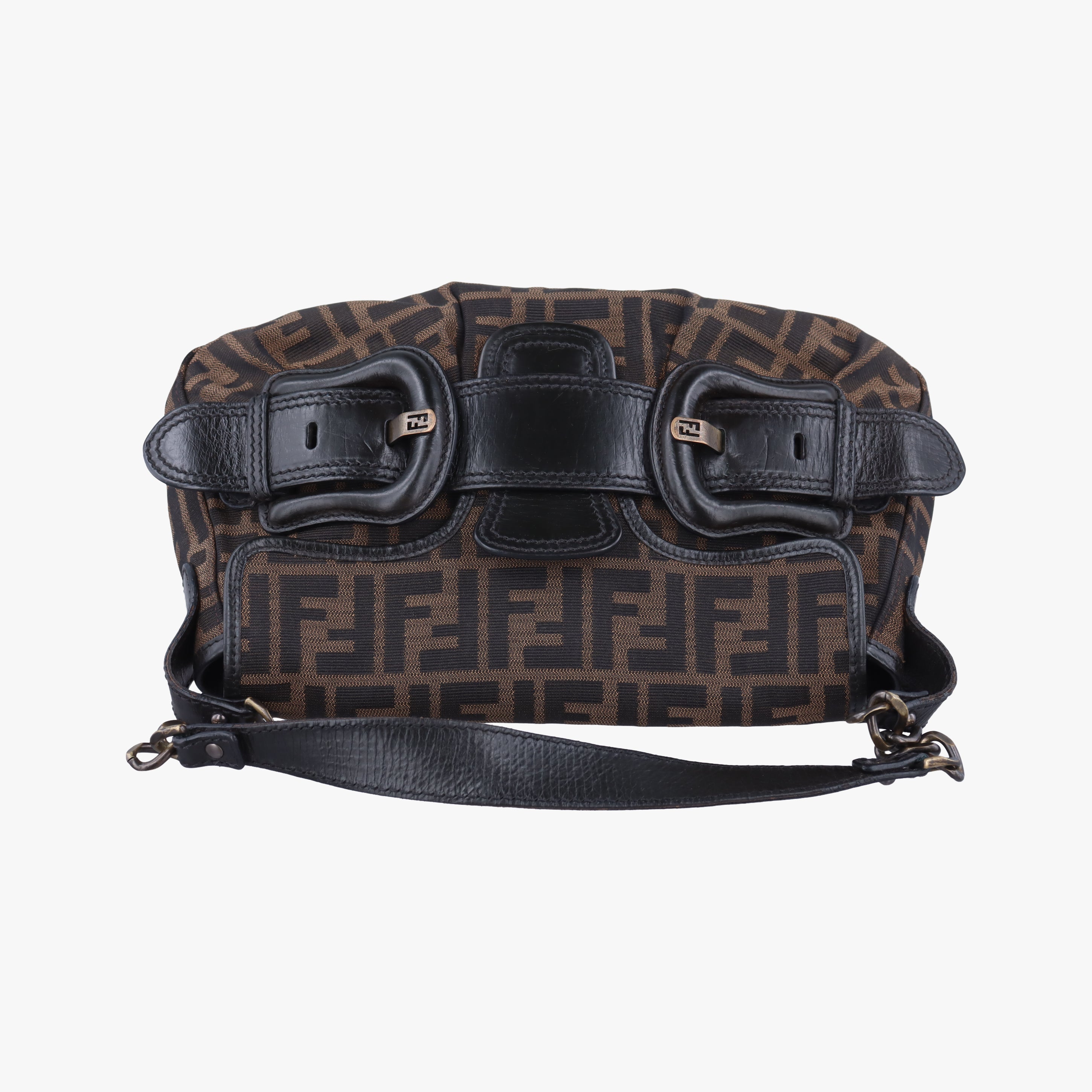 Fendi Zucca Brown canvas×leather 8BS551 2370-8BS551-MTG-069フェンディ ズッカ ブラウン キャンバス×レザー 8BS551 2370-8BS551-MTG-069