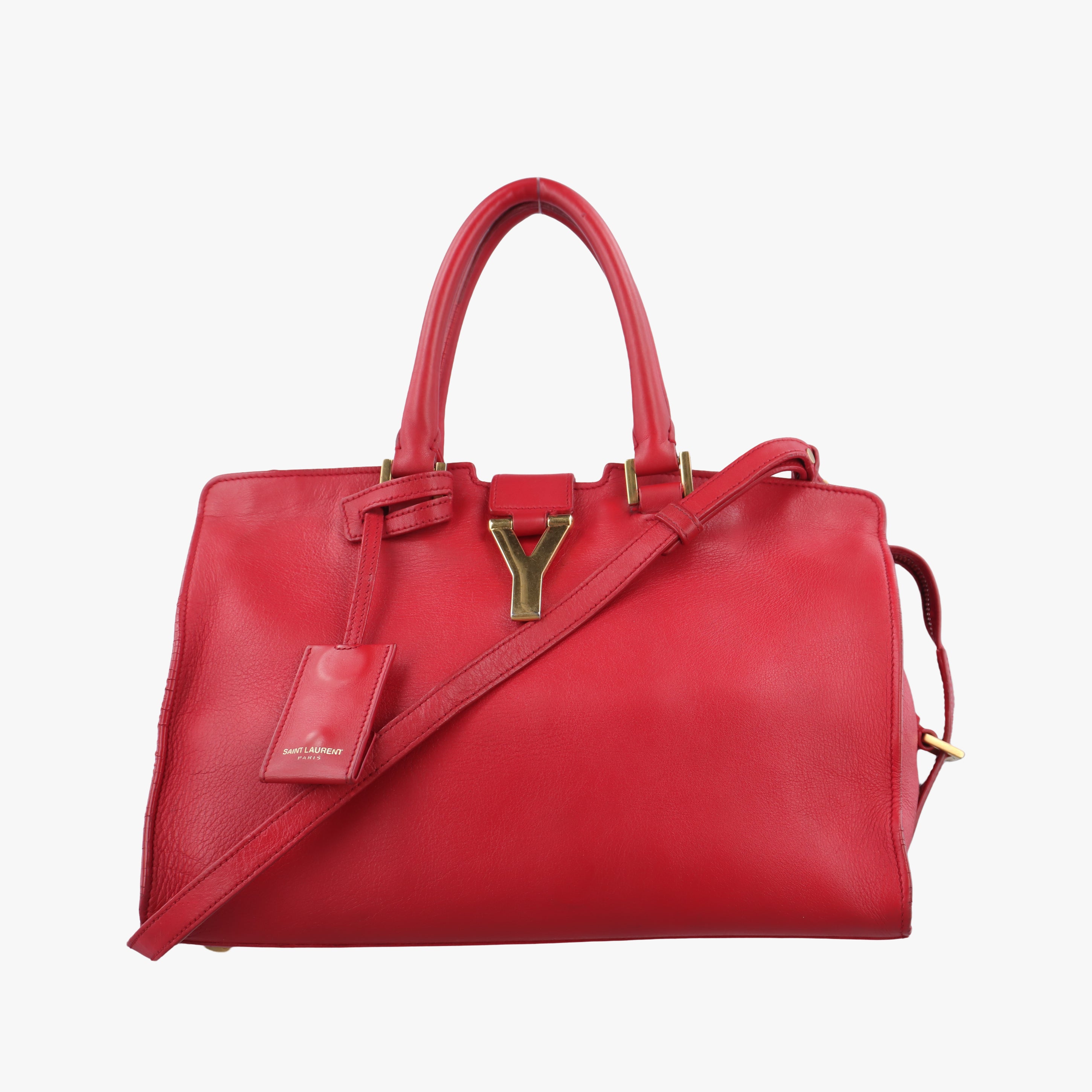 Y Ligne Petit Cabas Red Leather 311210 311210.001998Yライン プチカバス レッド レザー 311210 311210.001998