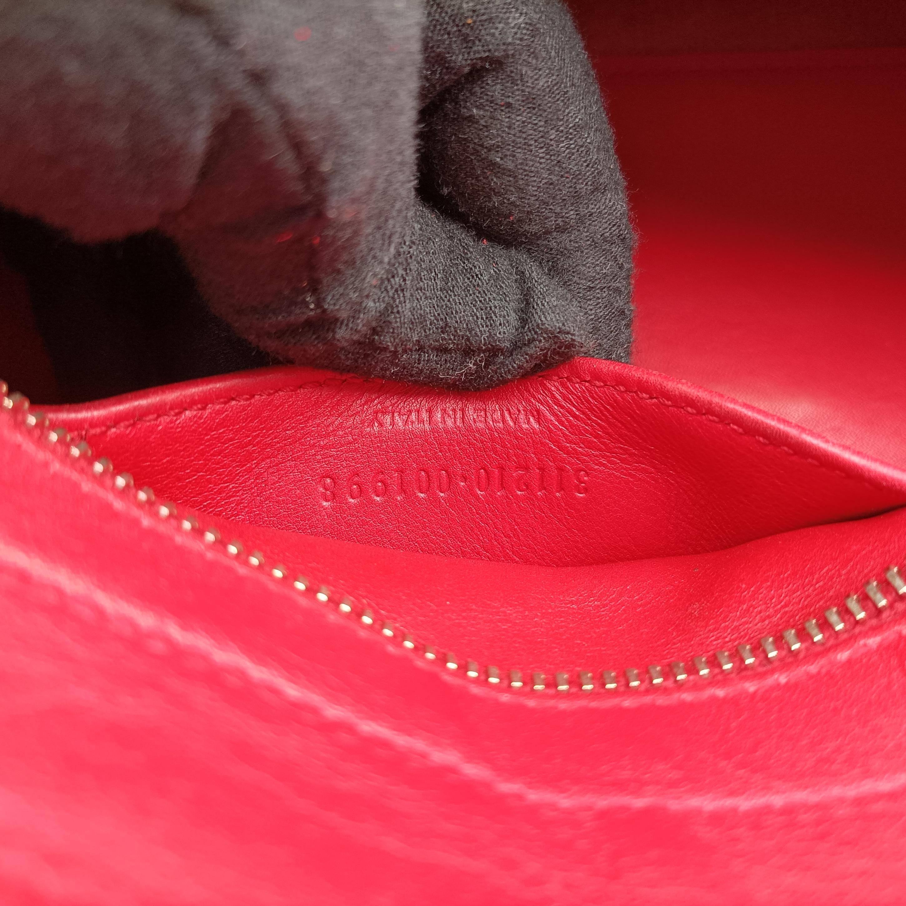 Y Ligne Petit Cabas Red Leather 311210 311210.001998Yライン プチカバス レッド レザー 311210 311210.001998