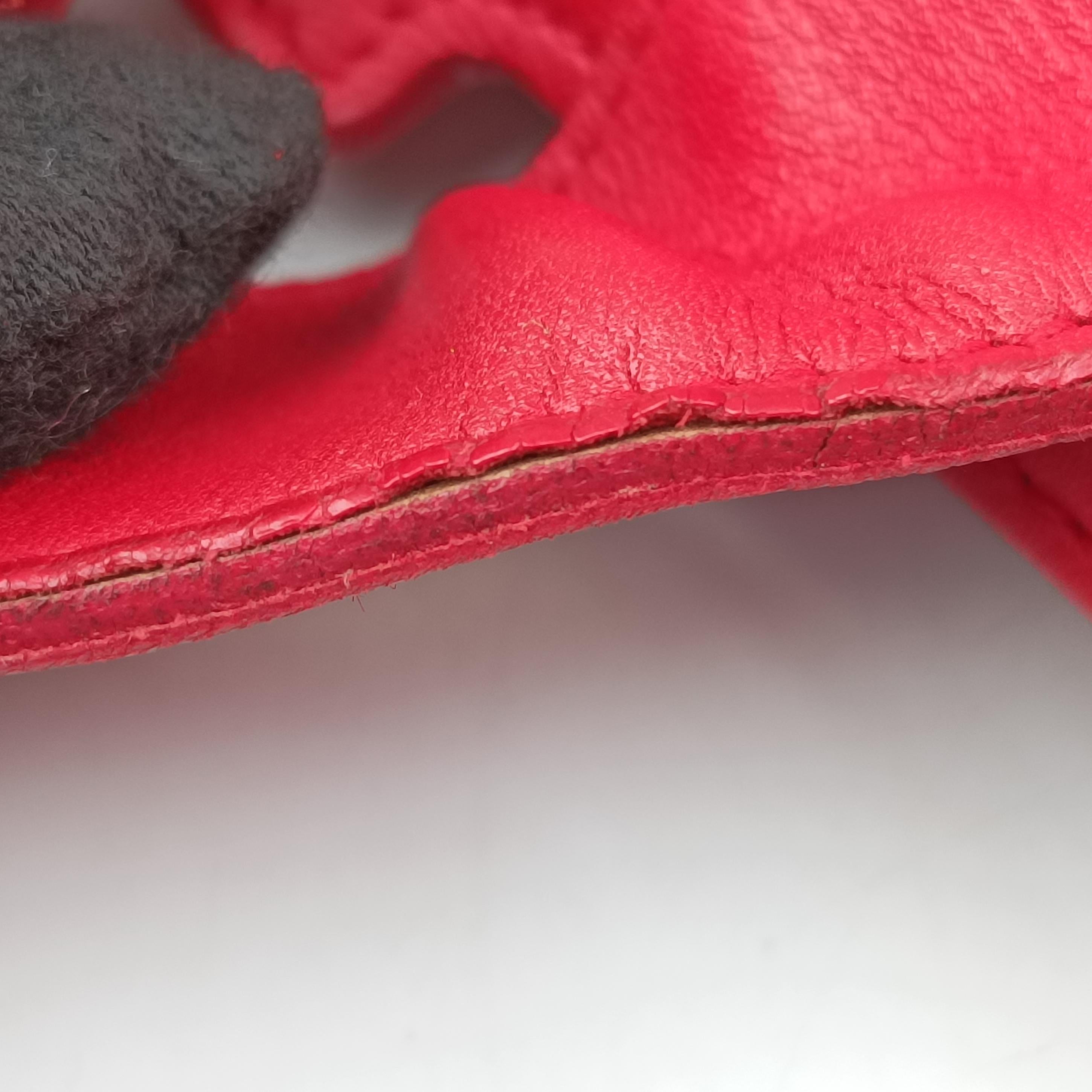 Y Ligne Petit Cabas Red Leather 311210 311210.001998Yライン プチカバス レッド レザー 311210 311210.001998