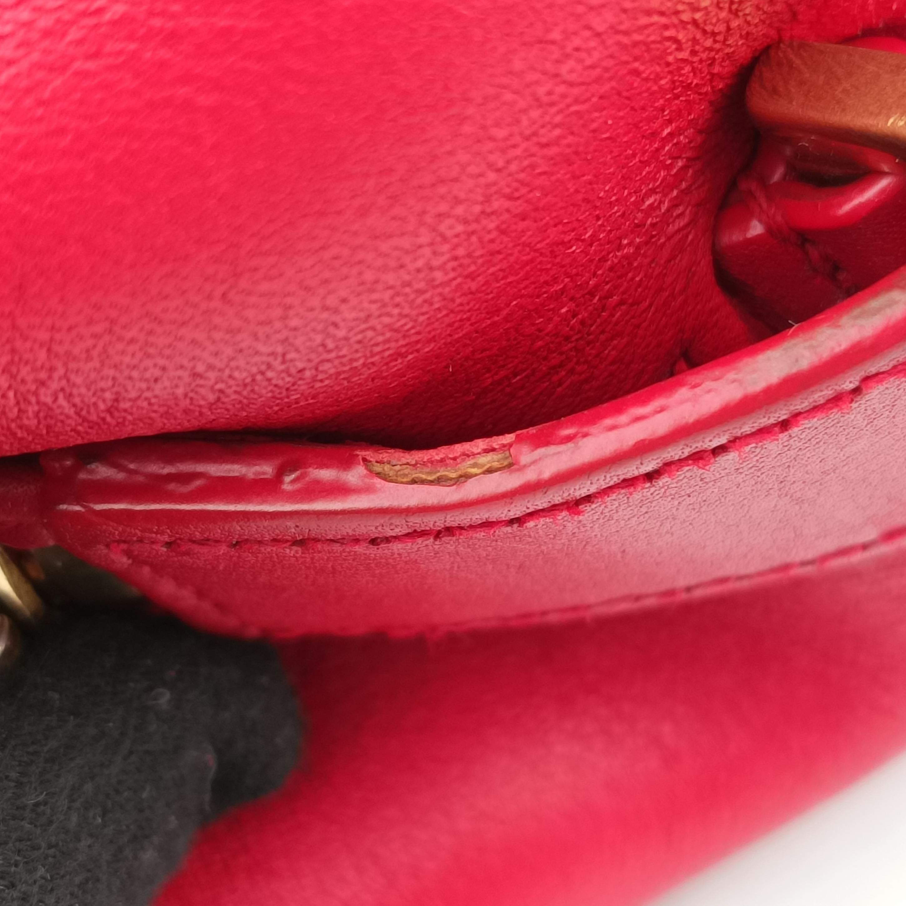 Y Ligne Petit Cabas Red Leather 311210 311210.001998Yライン プチカバス レッド レザー 311210 311210.001998