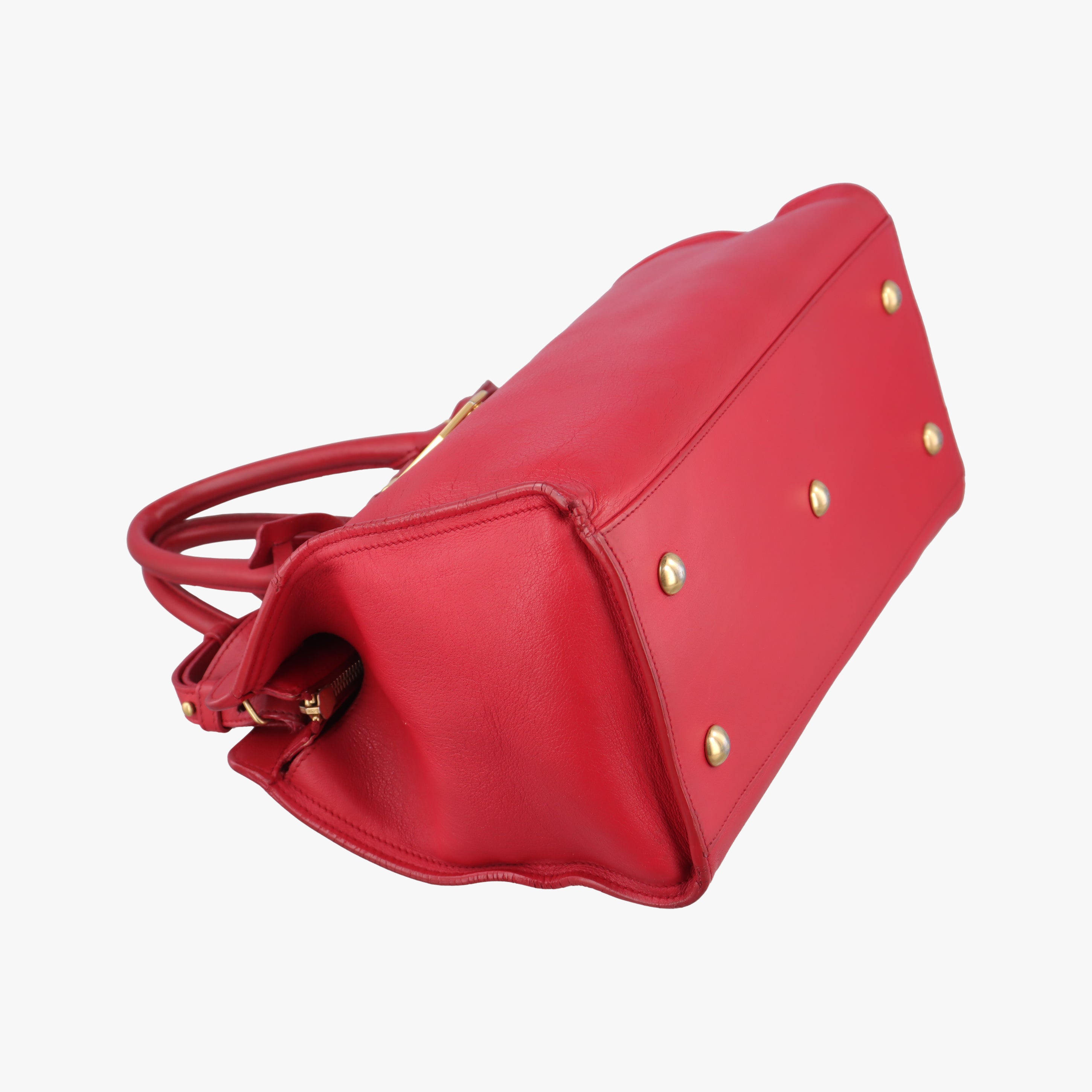 Y Ligne Petit Cabas Red Leather 311210 311210.001998Yライン プチカバス レッド レザー 311210 311210.001998