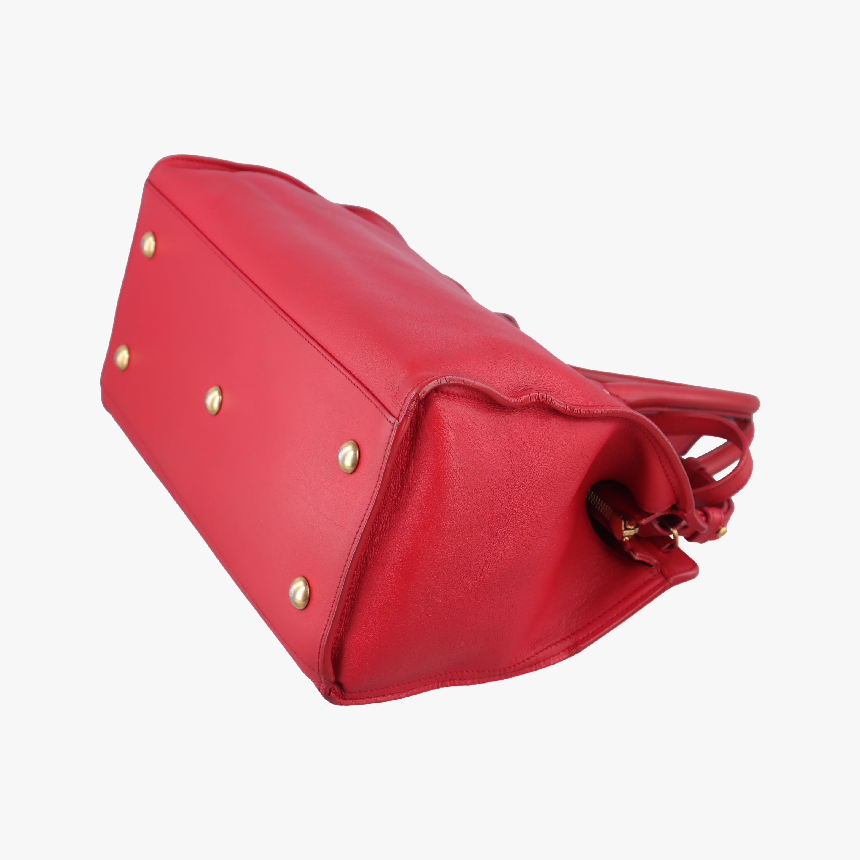 Y Ligne Petit Cabas Red Leather 311210 311210.001998Yライン プチカバス レッド レザー 311210 311210.001998
