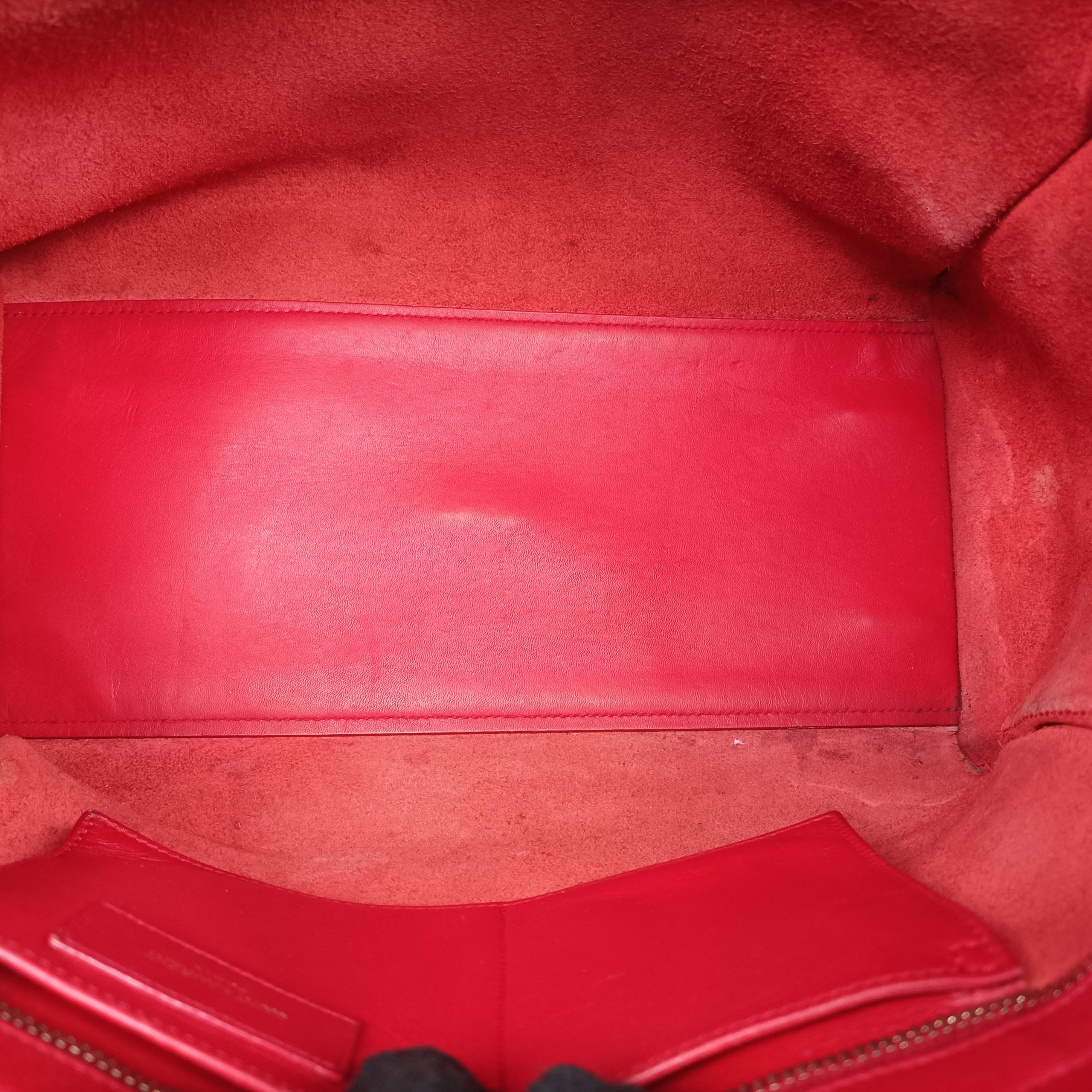 Y Ligne Petit Cabas Red Leather 311210 311210.001998Yライン プチカバス レッド レザー 311210 311210.001998