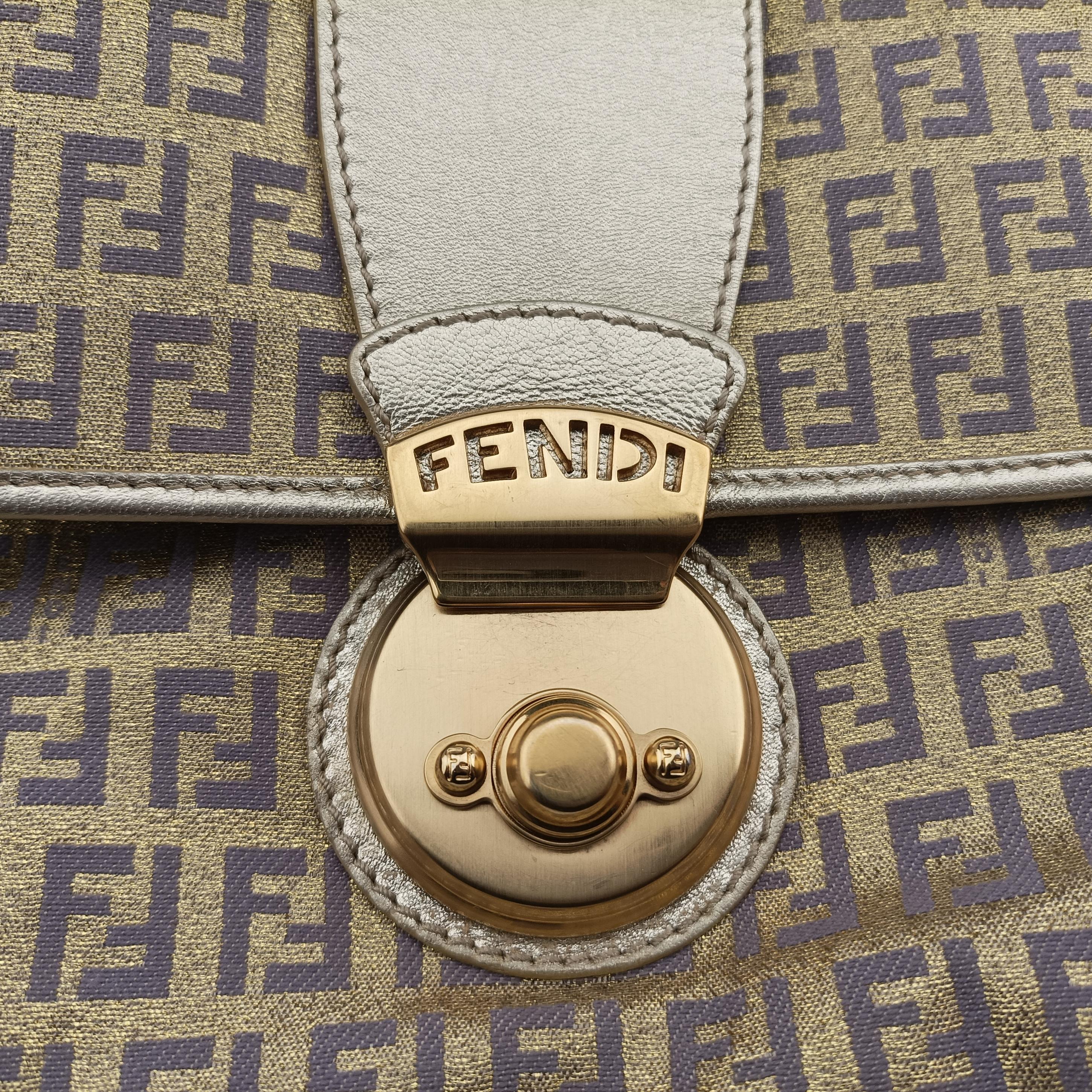 Zucchino turn lock golden×Multicolour canvas×leather 8BR492 2370-8BR492-MXK-058ズッキーノ ターンロック ゴールド×マルチカラー キャンバス×レザー 8BR492 2370-8BR492-MXK-058