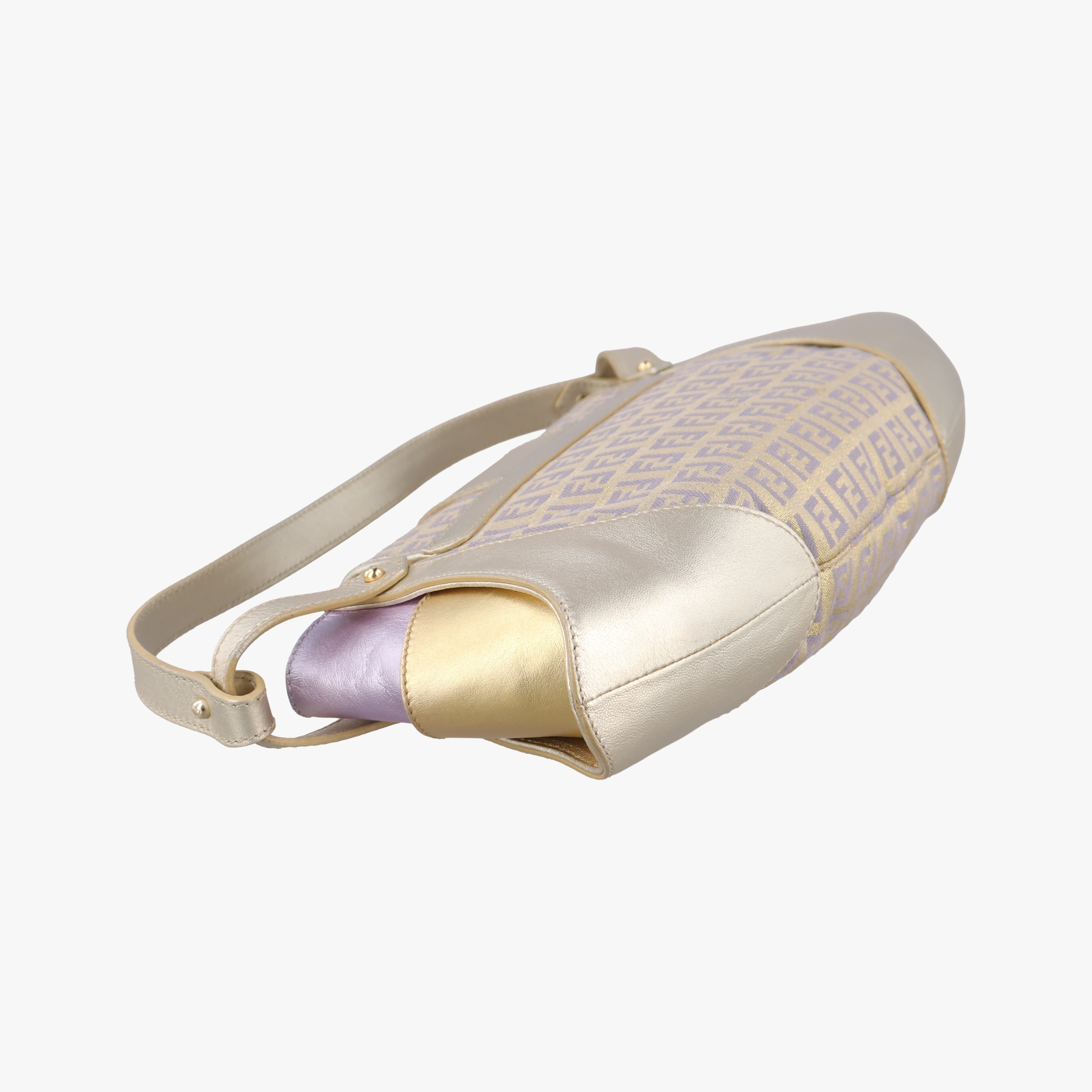 Zucchino turn lock golden×Multicolour canvas×leather 8BR492 2370-8BR492-MXK-058ズッキーノ ターンロック ゴールド×マルチカラー キャンバス×レザー 8BR492 2370-8BR492-MXK-058