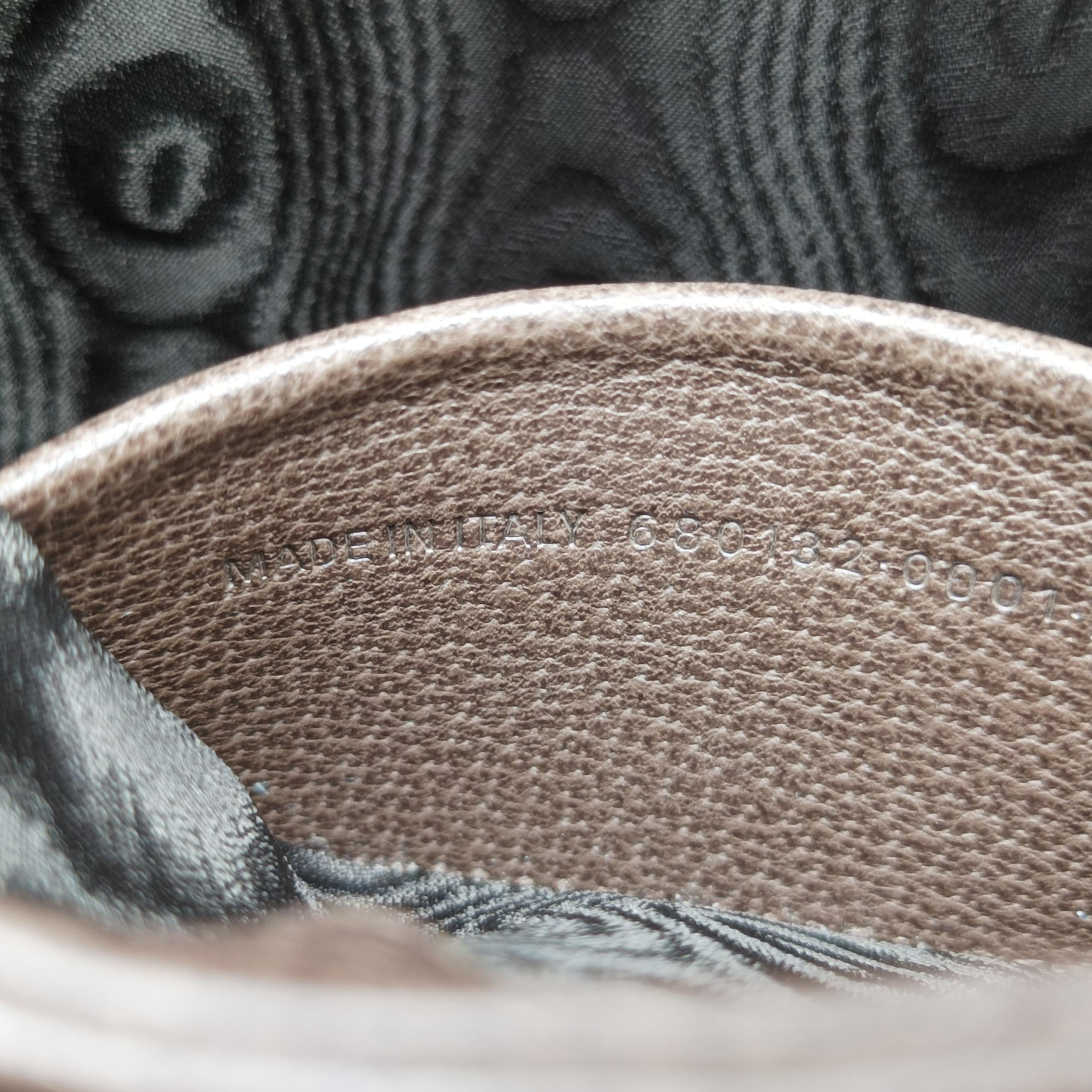 GG Supreme Brown PVC coated canvas leather 680132.0001.R.493075GGスプリーム ブラウン PVCコーティングキャンバス レザー 680132.0001.R.493075