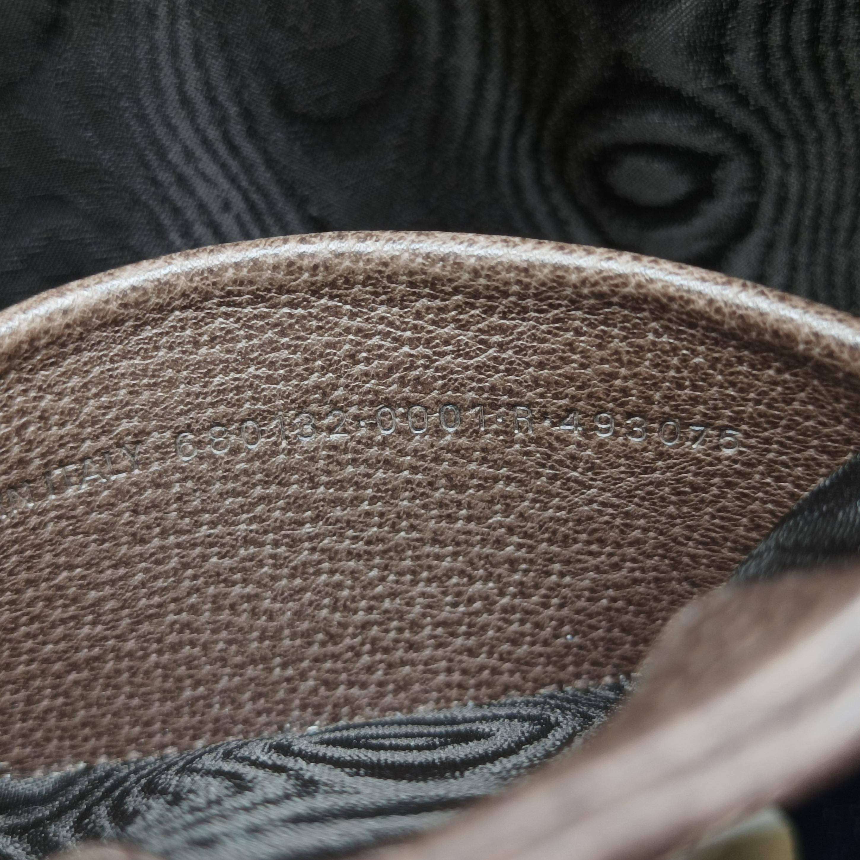 GG Supreme Brown PVC coated canvas leather 680132.0001.R.493075GGスプリーム ブラウン PVCコーティングキャンバス レザー 680132.0001.R.493075